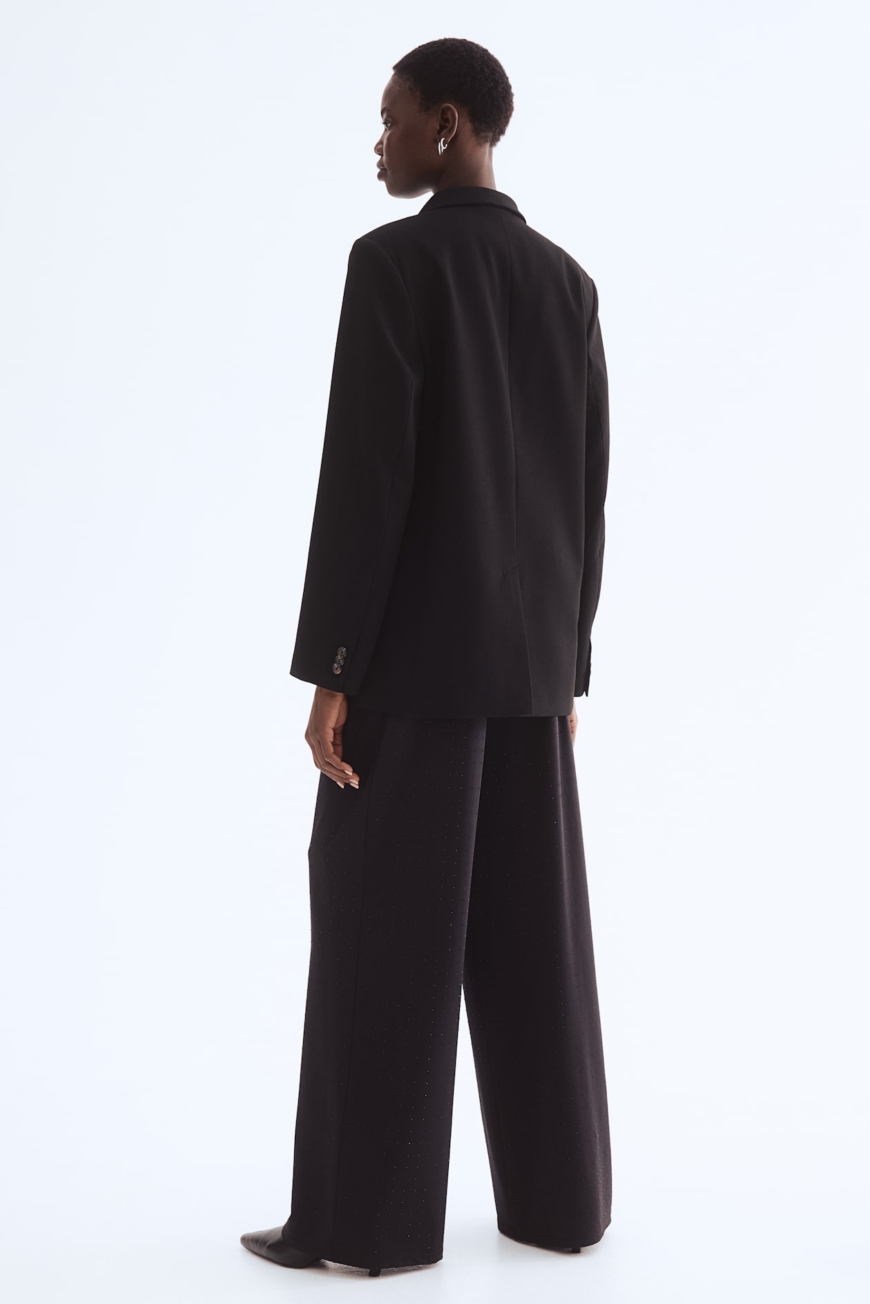 Rhinestone-Embellished Jersey Pants - image 4