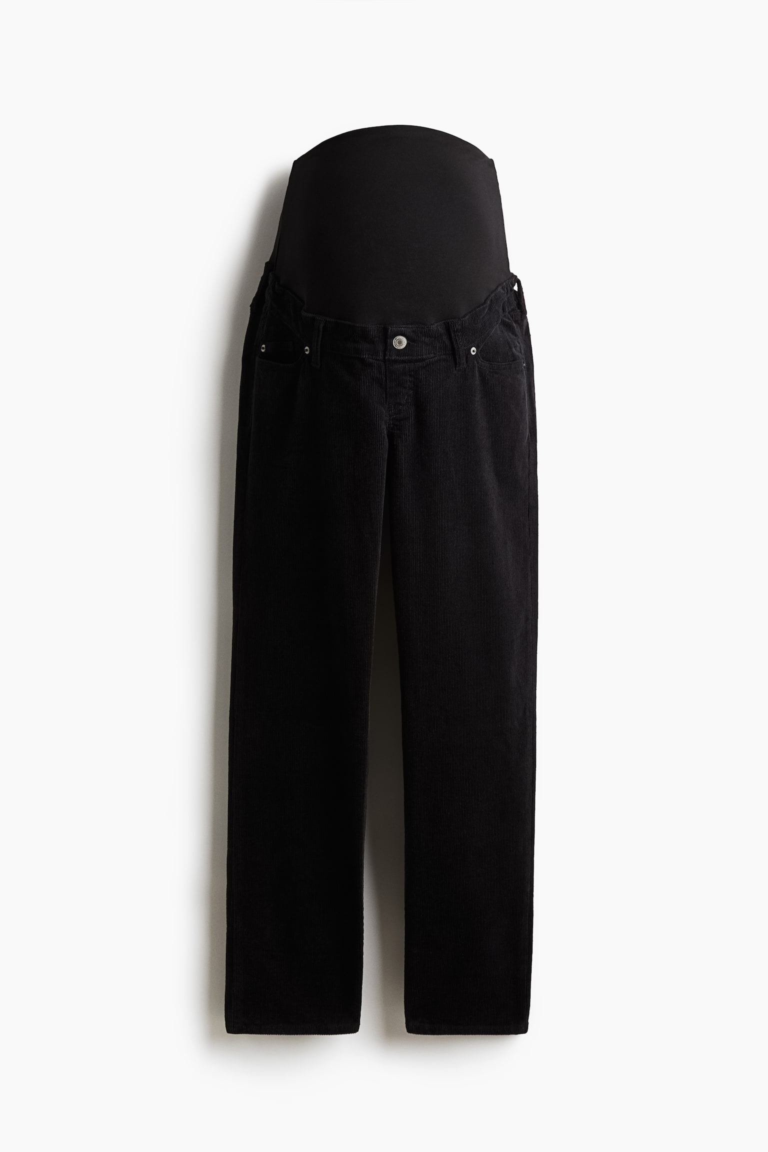 MAMA Corduroy trousers - Black/Dark beige - 2