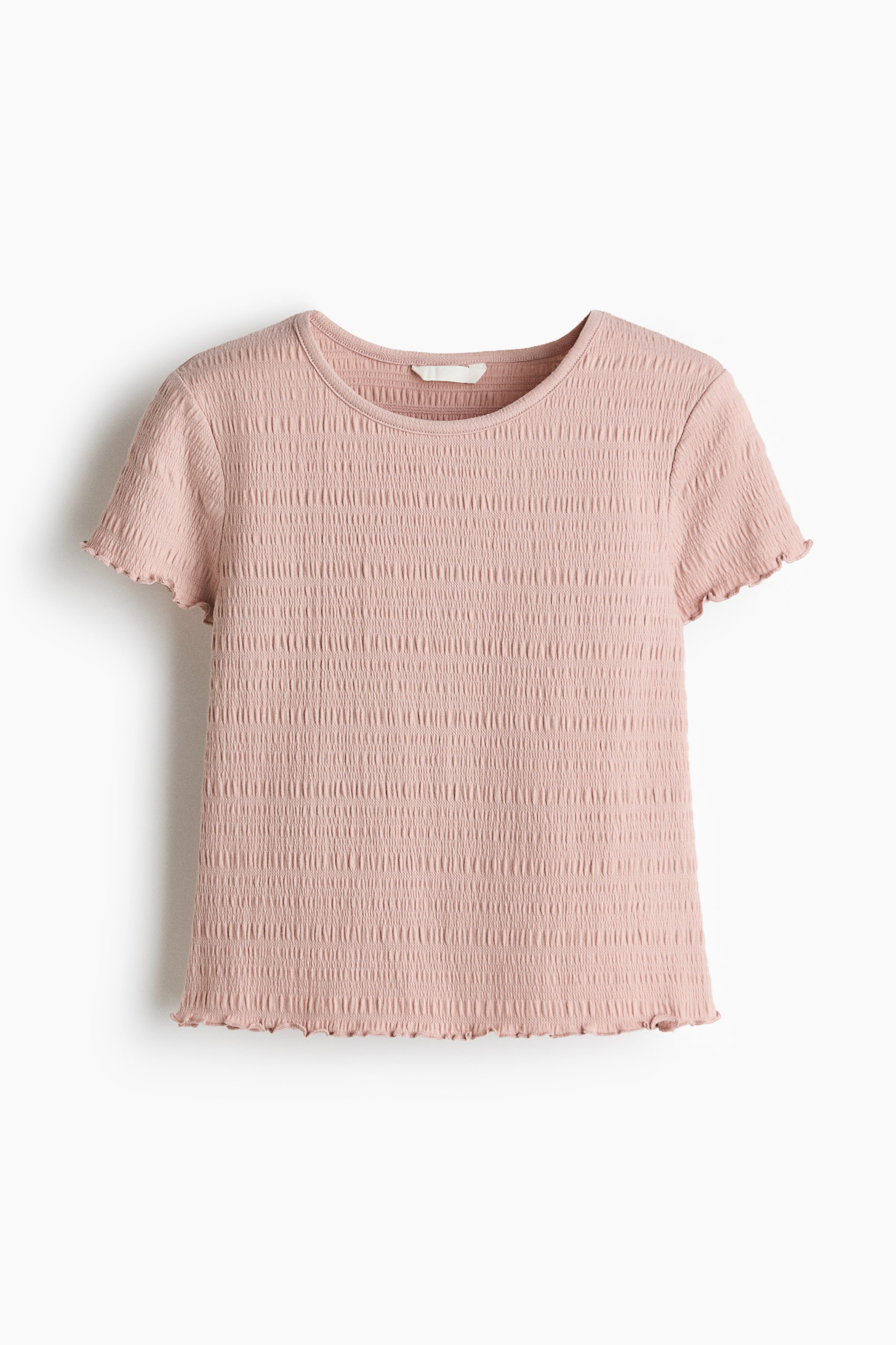 View larger image: Smocked top - Powder pink - Ladies | H&M SG 5