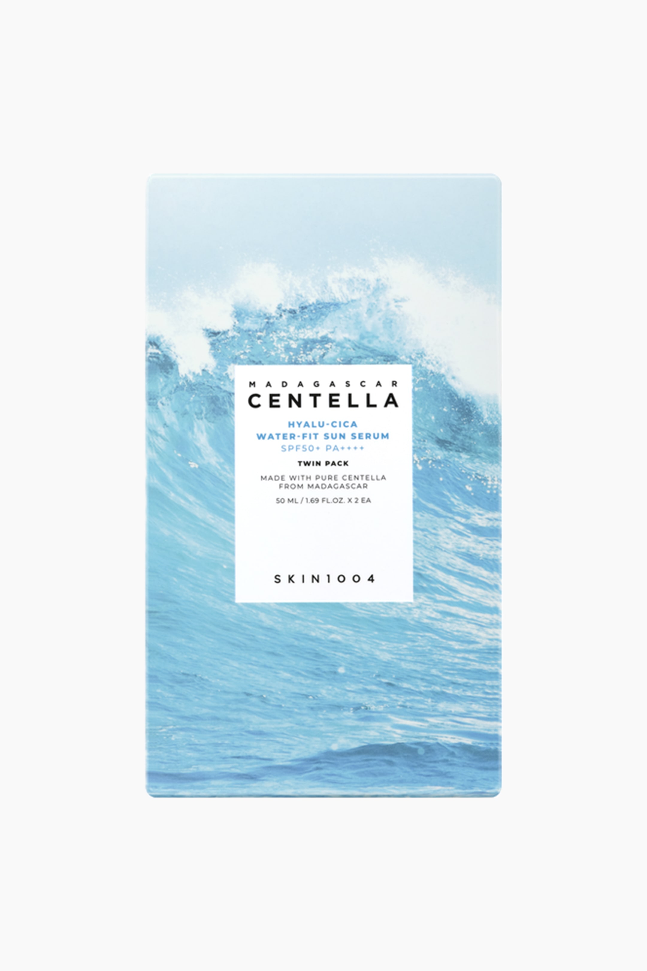Visa större bild: Centella Hyalu-cica Water-fit Sun Serum Twin Pack - Twin Pack = 2 X 50ml - SKIN1004 - Beauty all | H&M SE 2