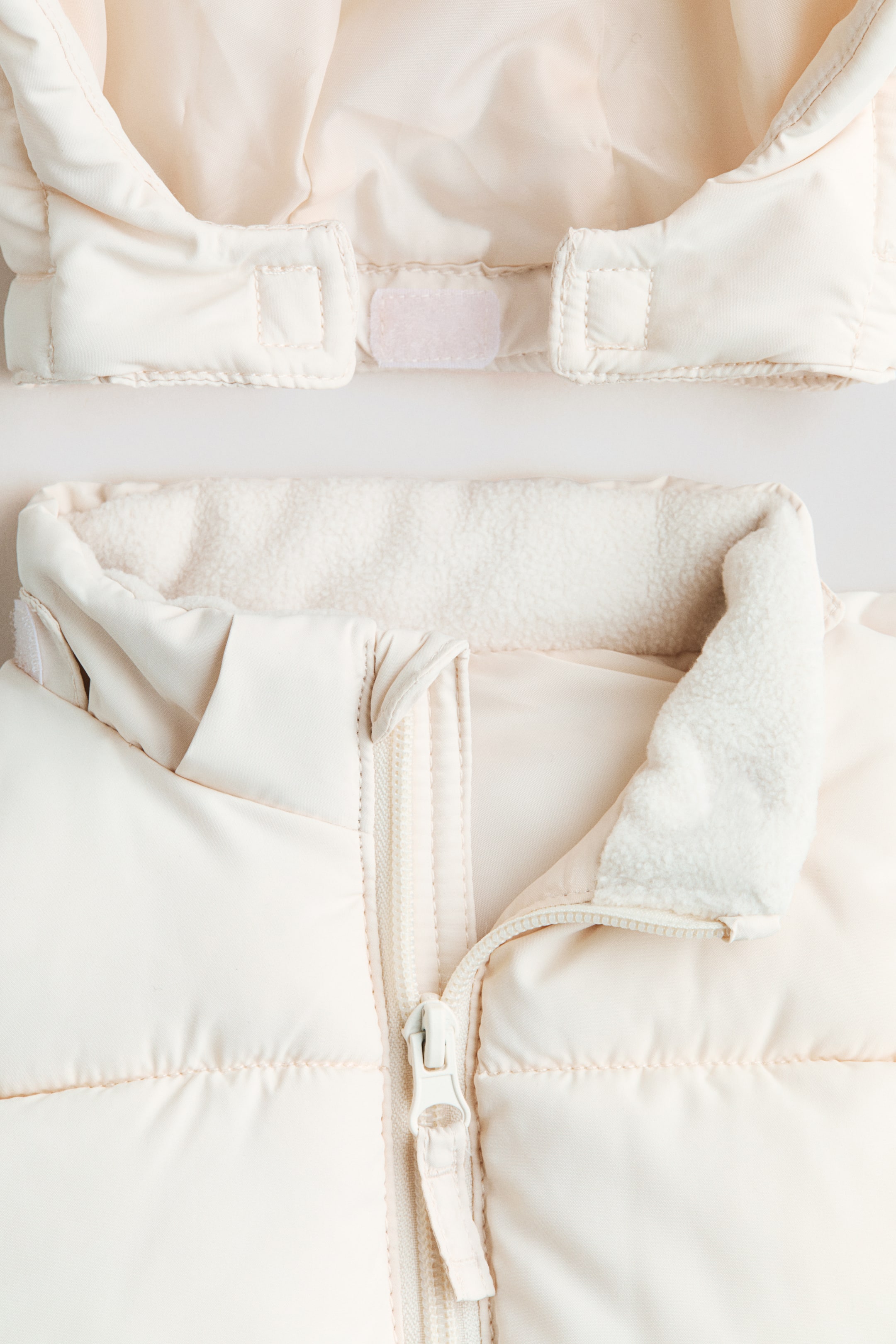 View larger image: Hooded puffer gilet - Cream - Kids | H&M IN 2