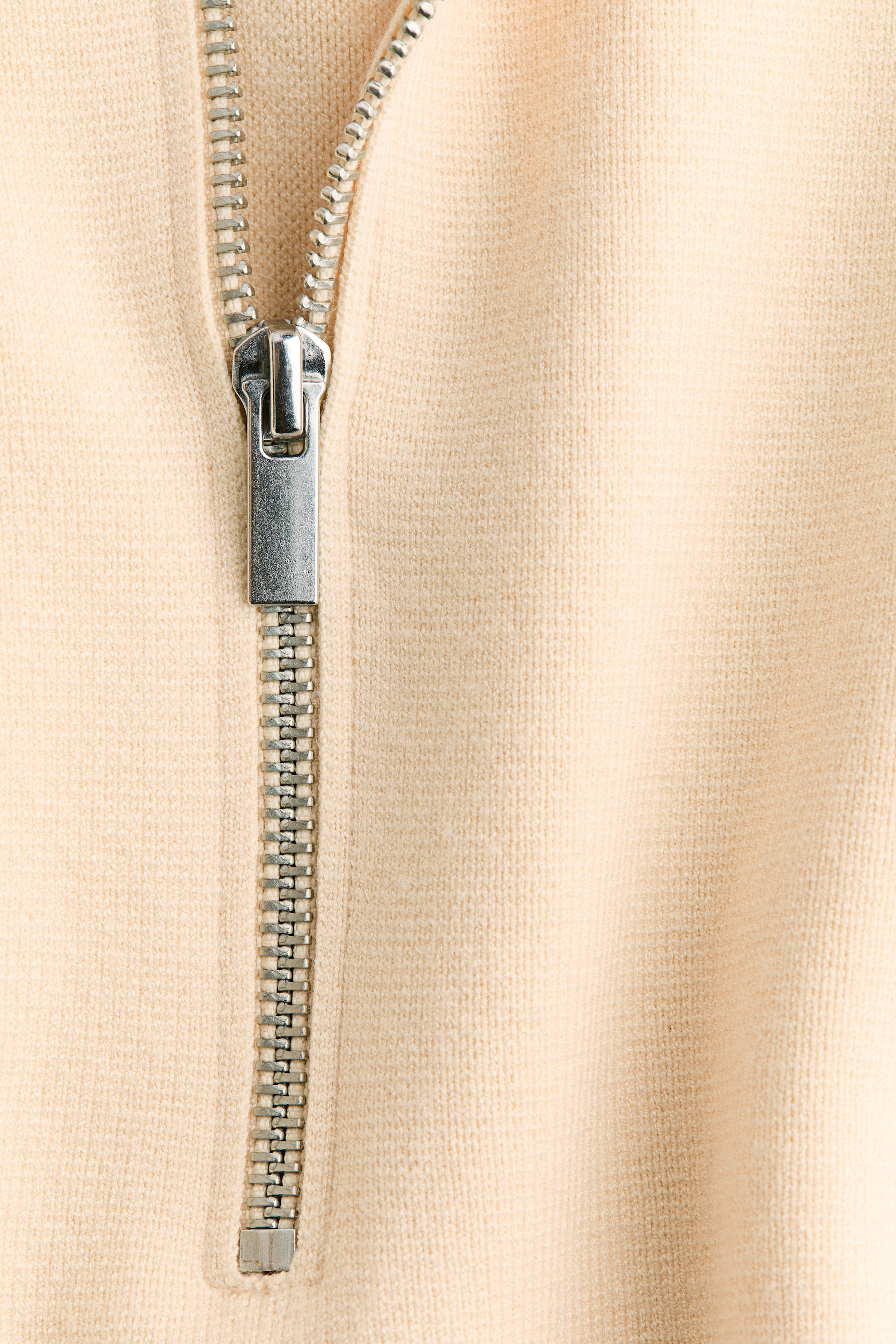 Fine-Knit Half-Zip Sweater
