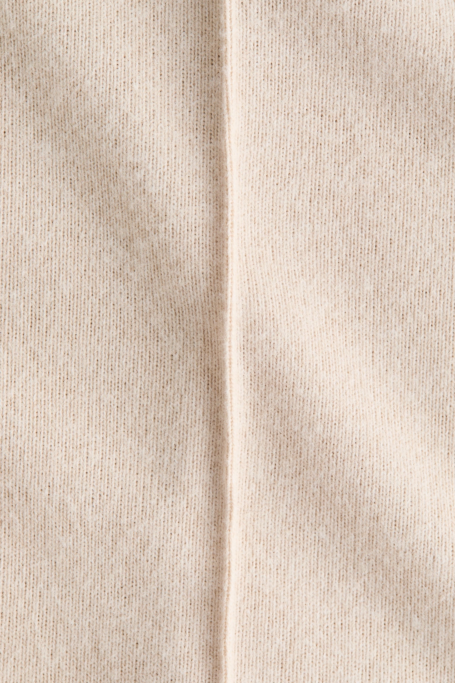 Cap-sleeved jersey dress - Light beige marl/Mole marl/Dark grey marl - 2