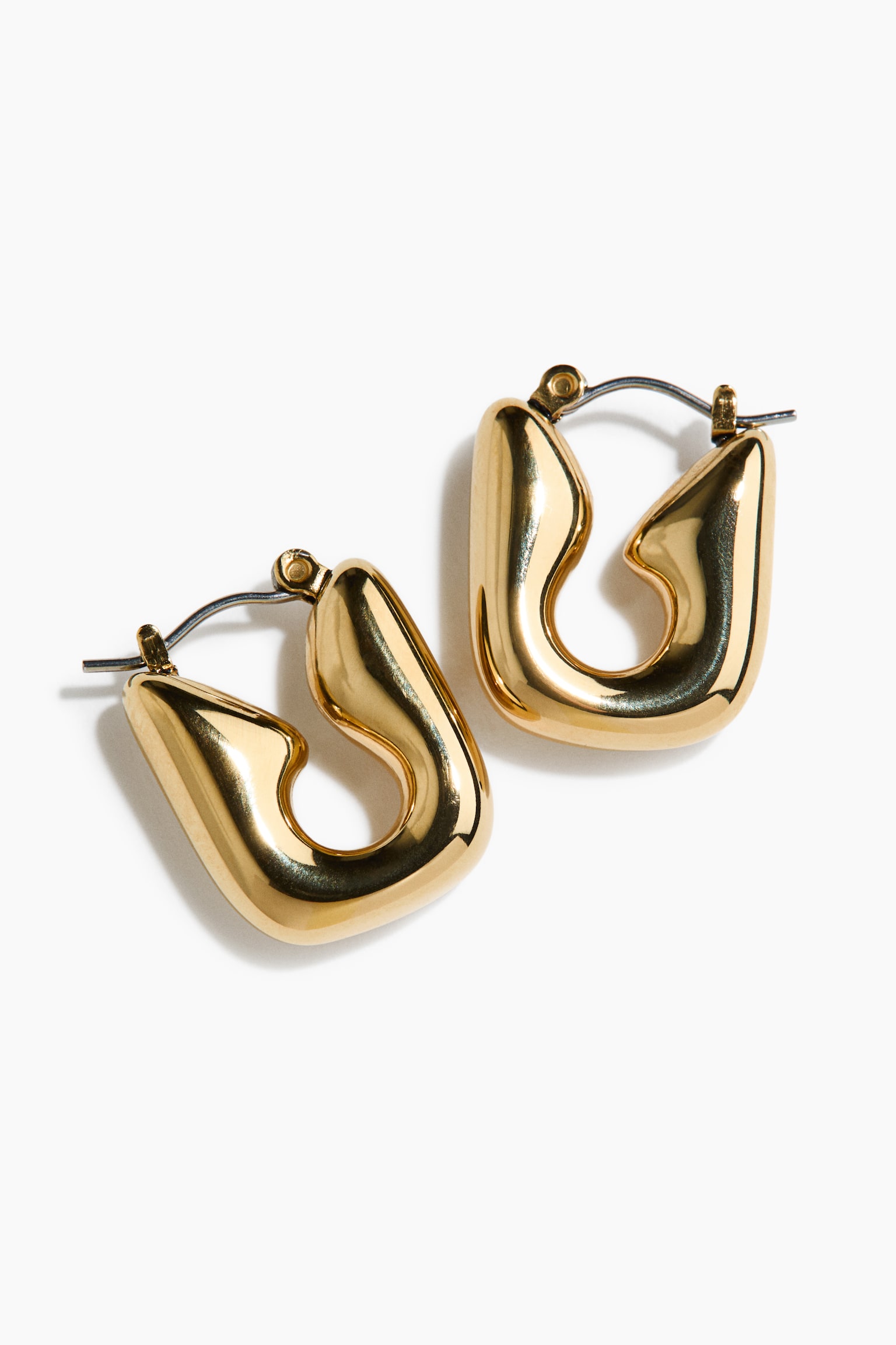 Aretes en acero inoxidable - Dorado/Plateado - 5