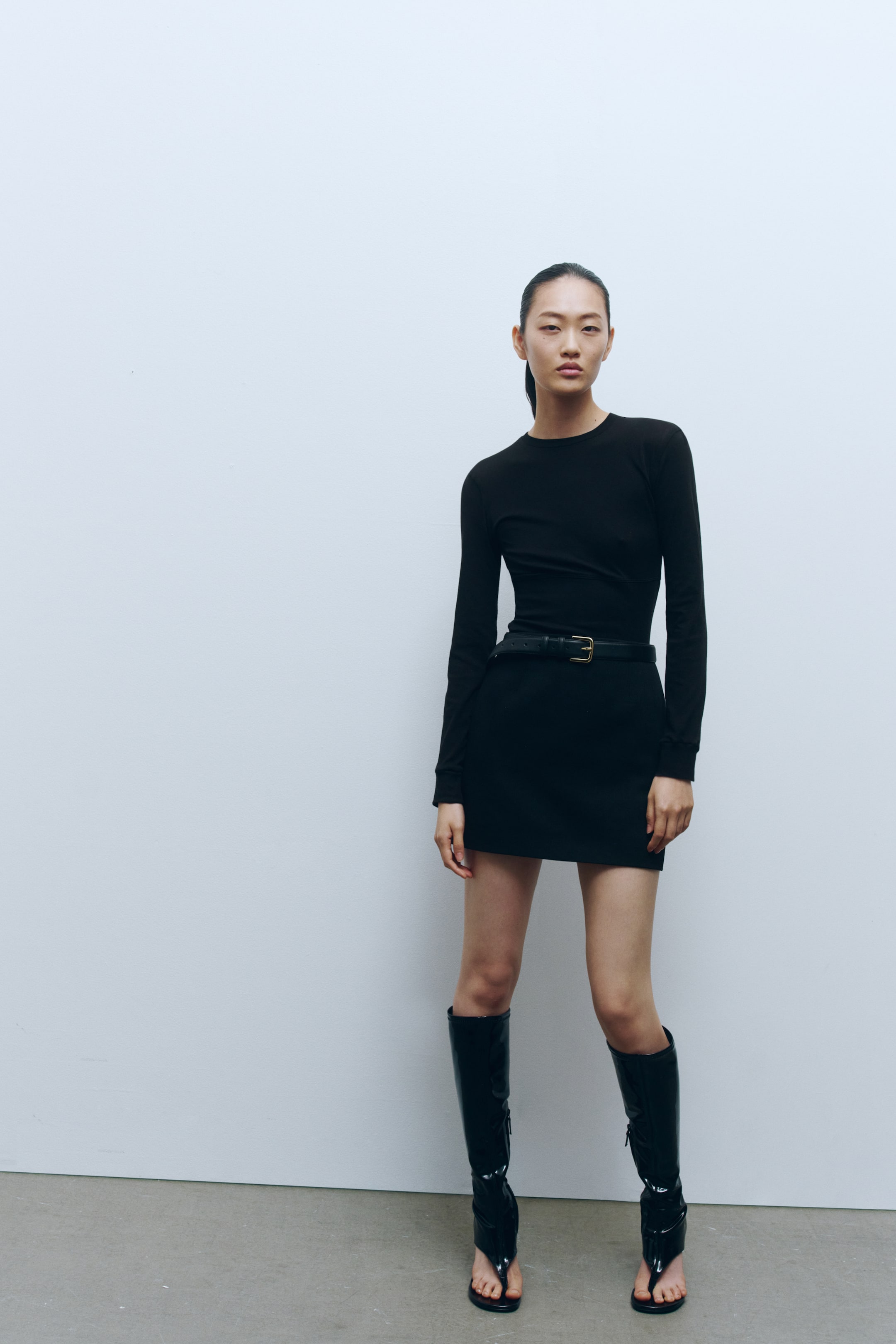 Long-Sleeved Cotton Top