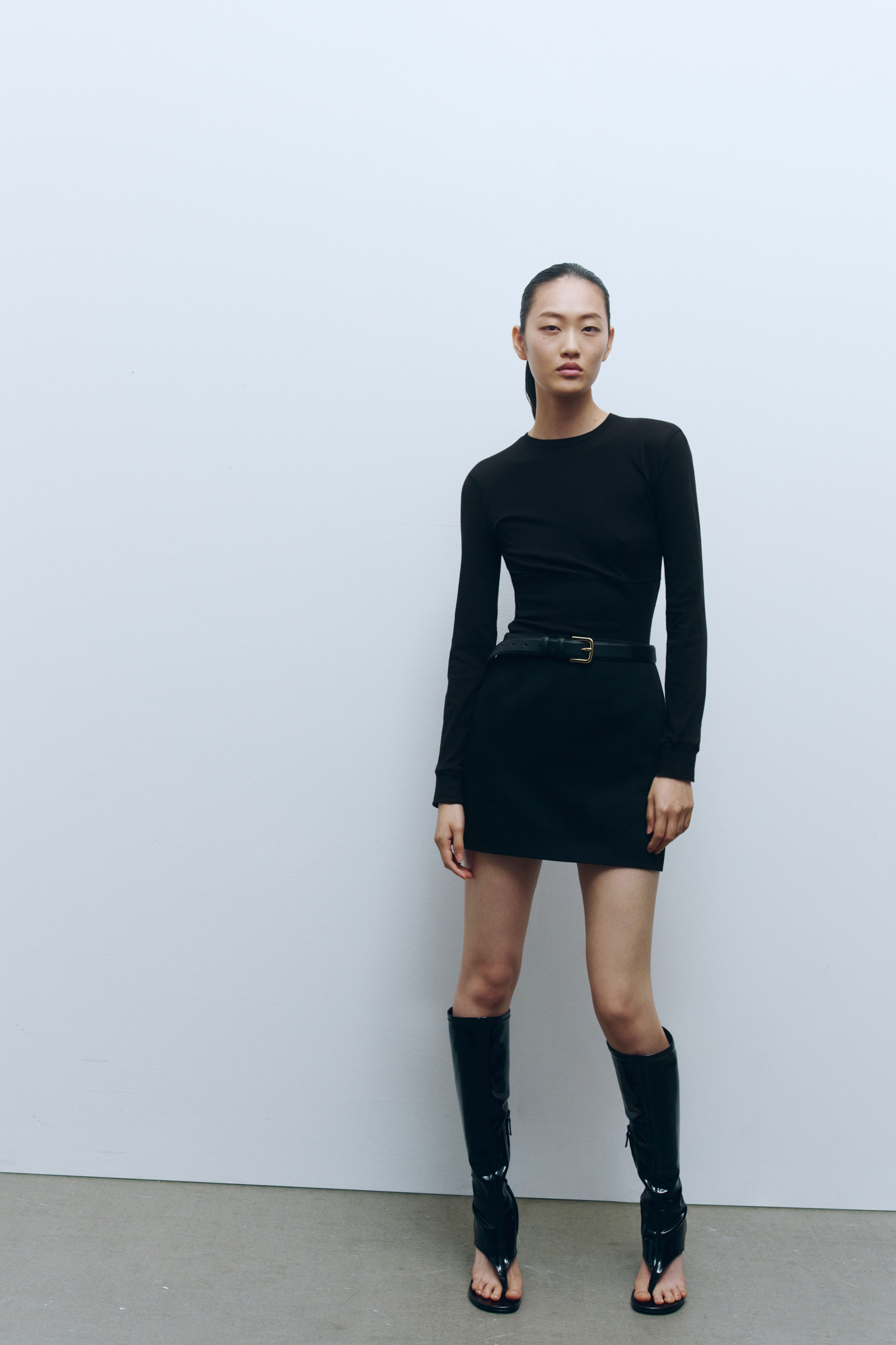 Long-Sleeved Cotton Top