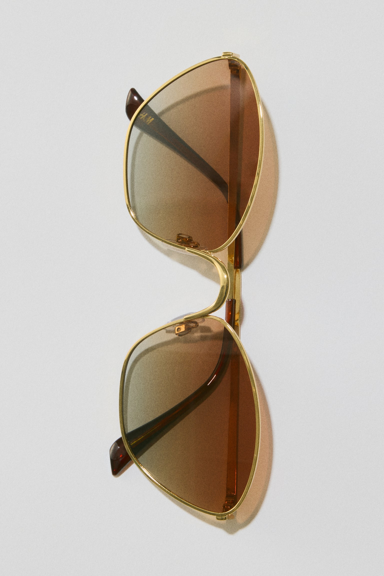 Polarised sunglasses - Gold-coloured/Gold-coloured/Black - 1