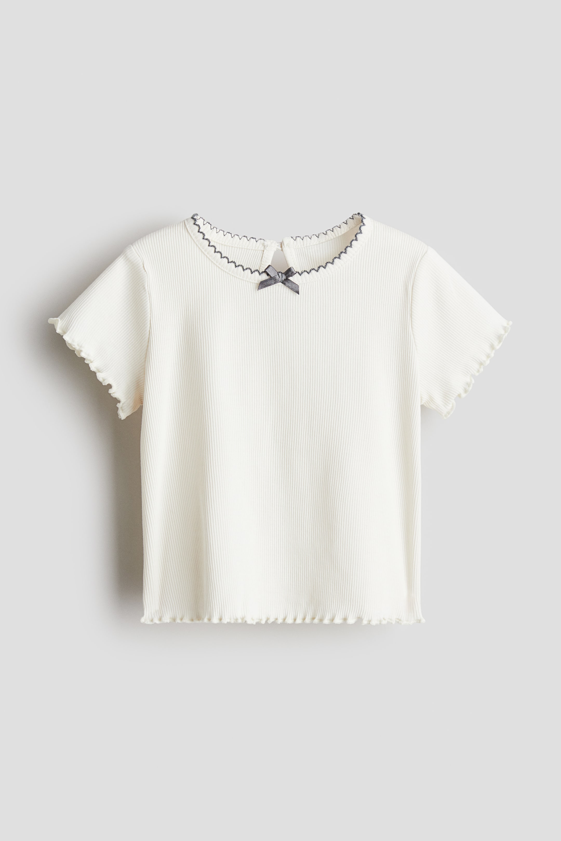 Ribbed Jersey Top