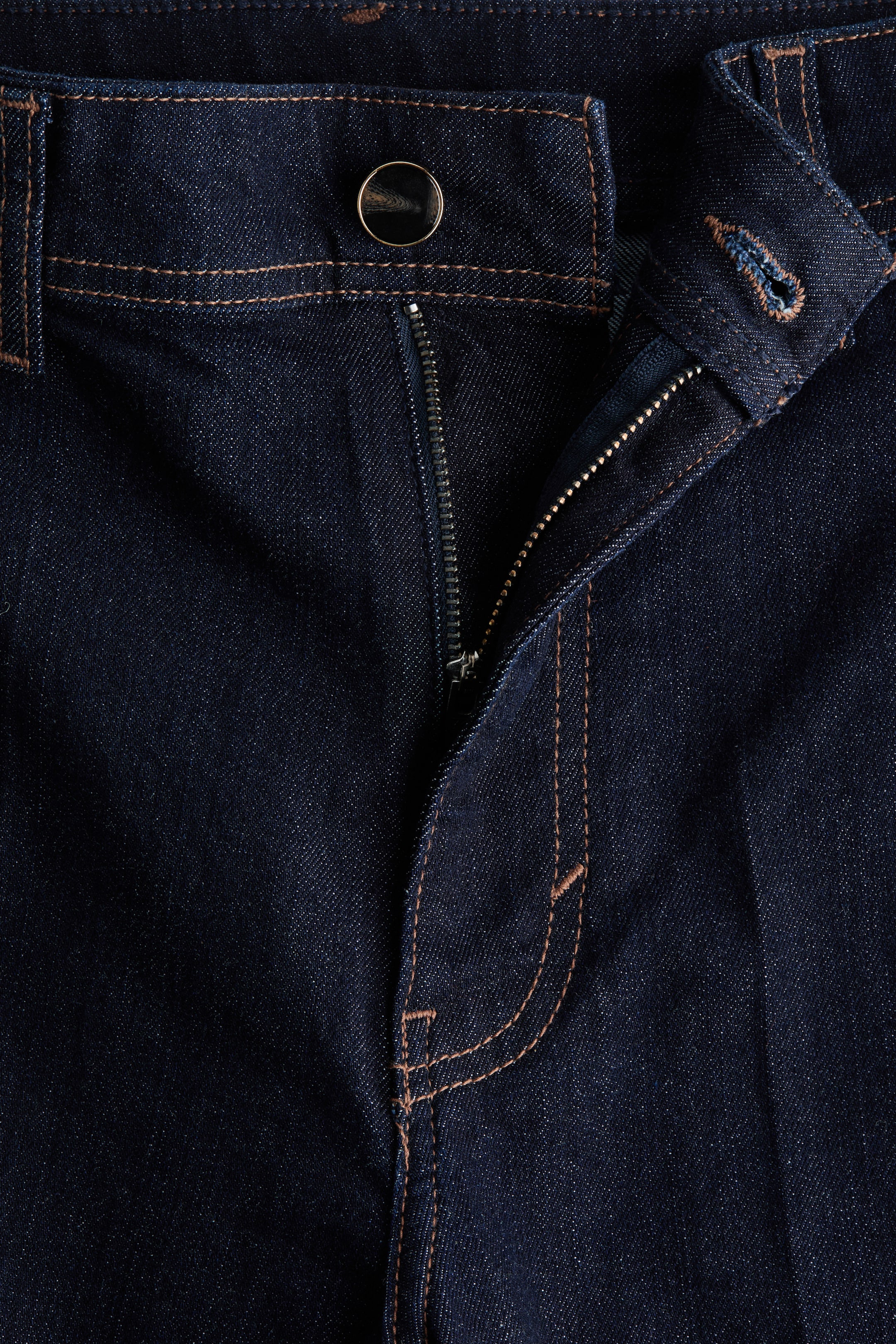 View larger image: Wide High Jeans - Dark denim blue - Ladies | H&M SG 7