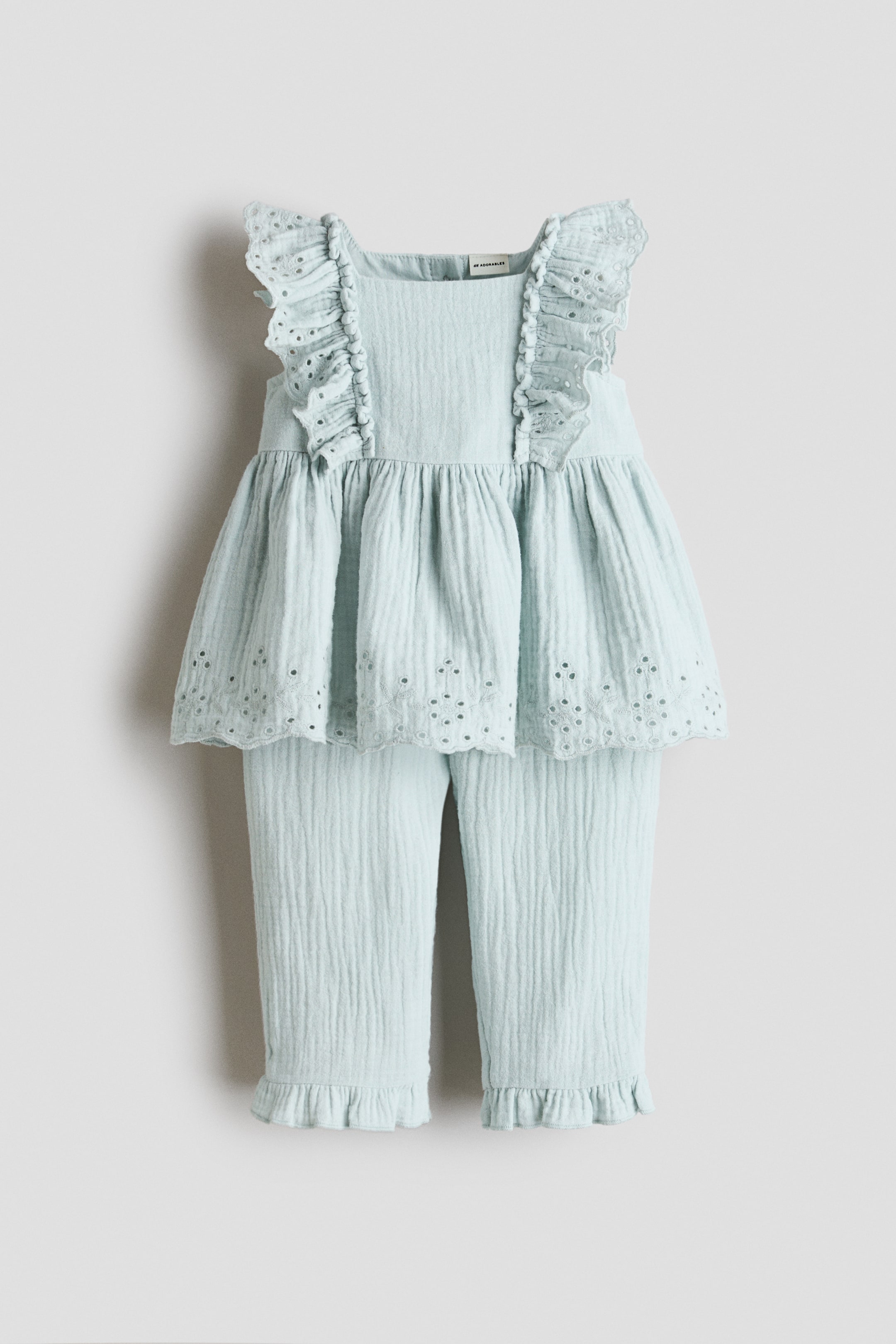 Детские джинсы H&M 2-Piece Cotton Muslin Set