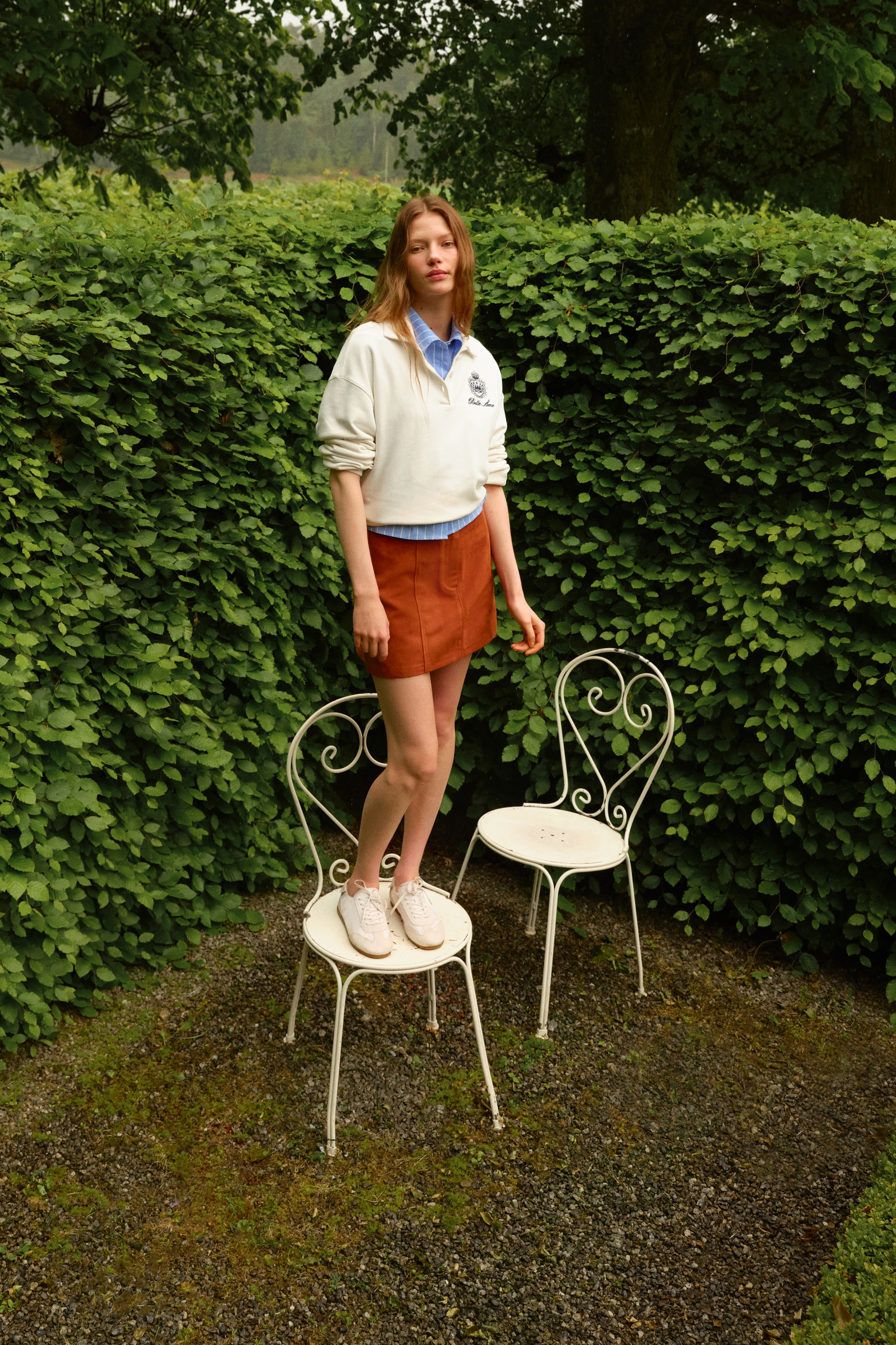 Loose-fit polo shirt