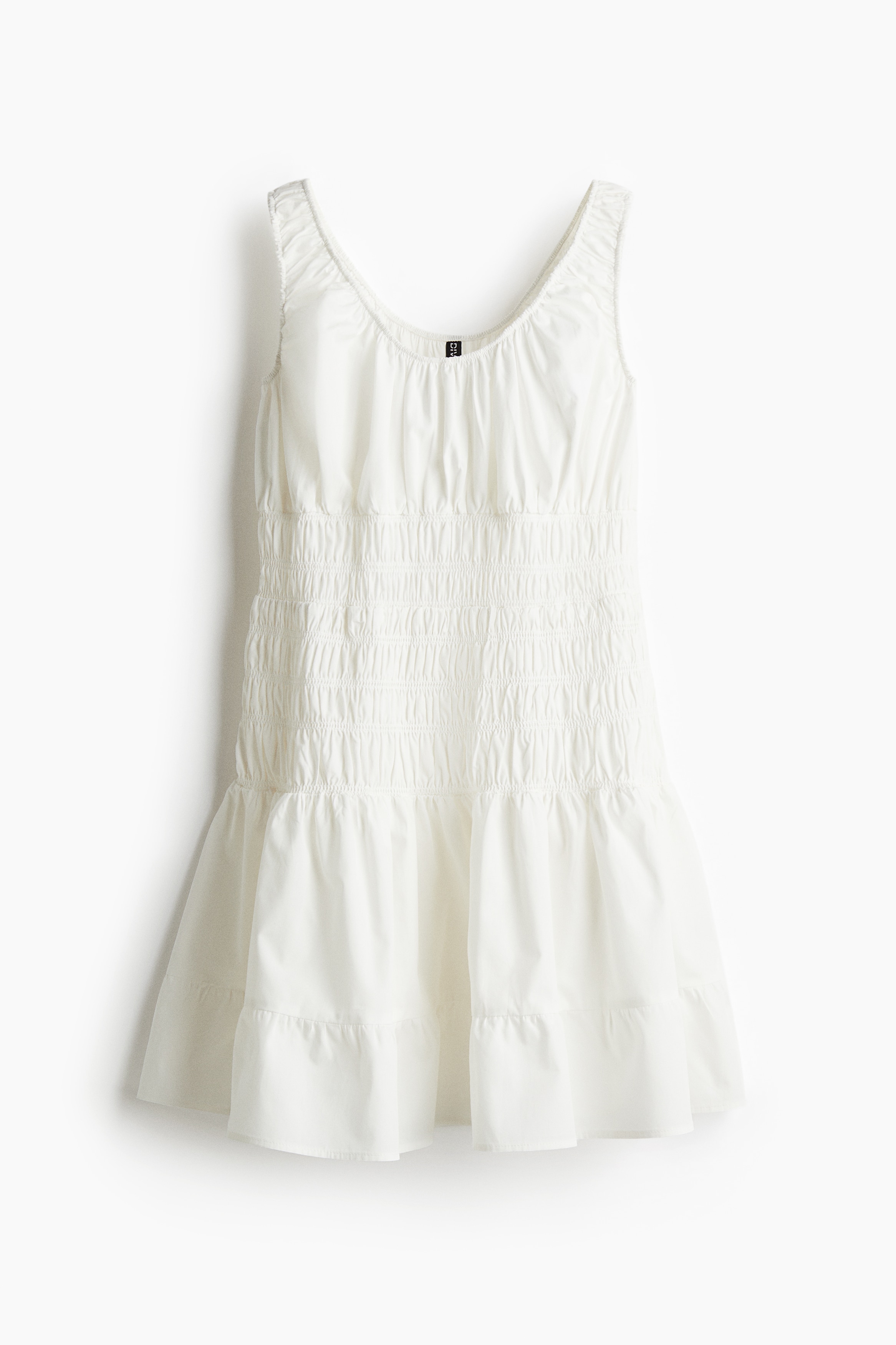 Robe à nid d'abeille - Blanc/Crème/oranges