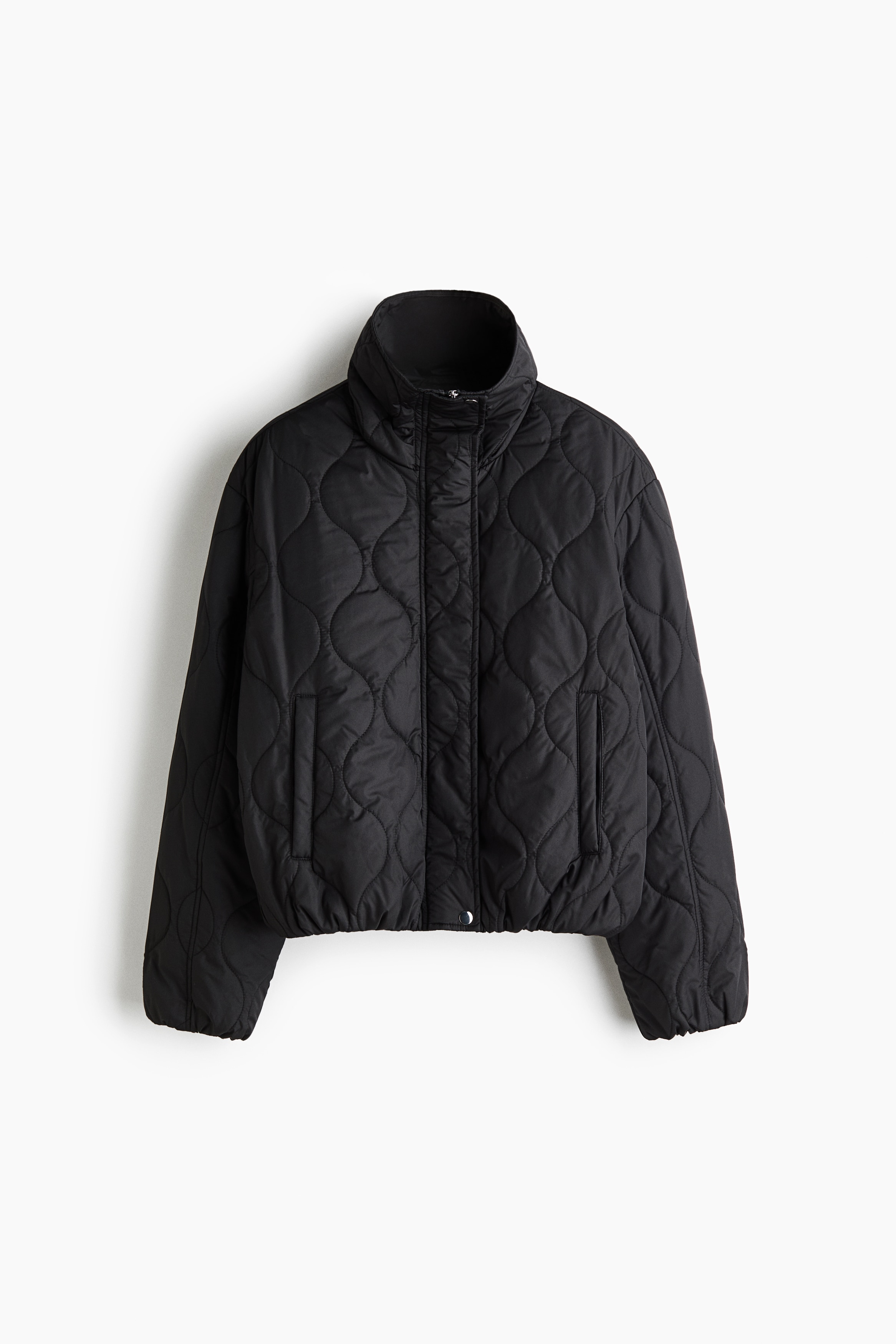 Oversized quiltet jakke