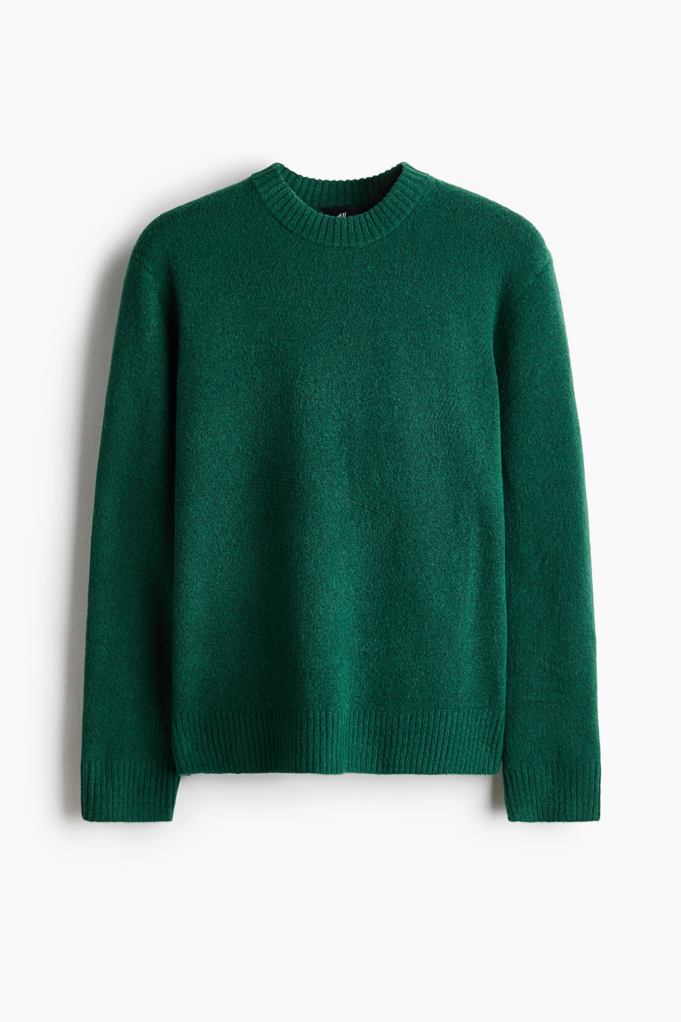 Regular Fit Brushed jumper - Dark green/Dark plum red/Light beige marl/Dark grey marl/Black/Dark blue