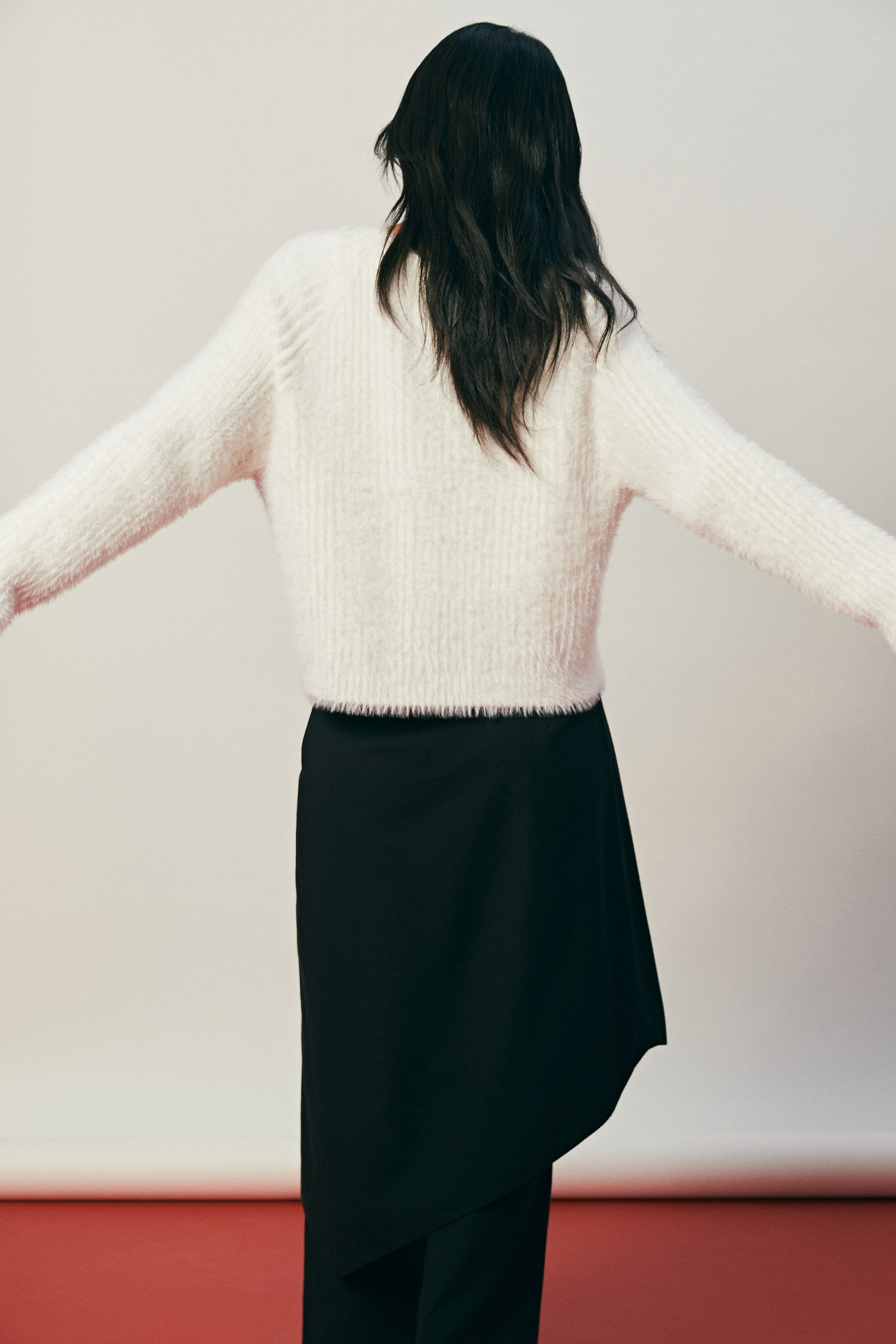 拡大画像を表示: カーディガン - ホワイト - レディース | H&M JP 4