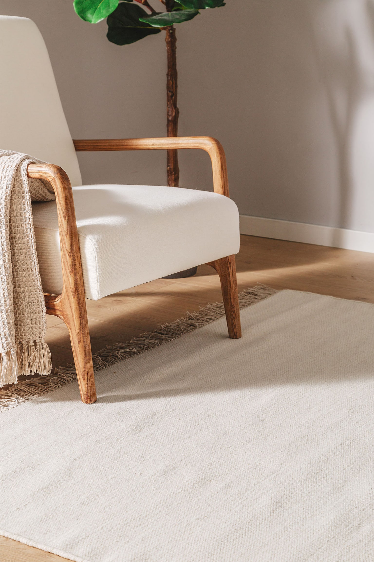 Wollen Vloerkleed Liv - Crème - 5