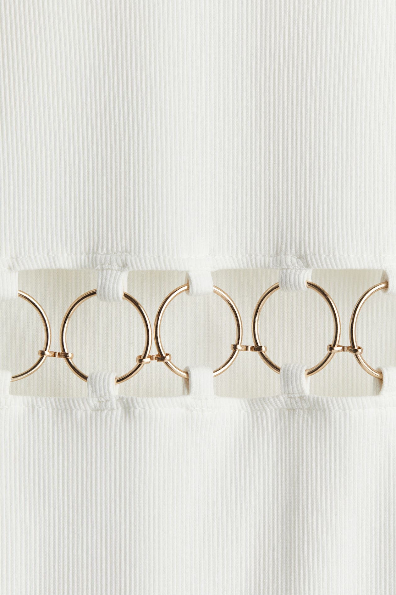 Ribbed Cutout Top - image 2