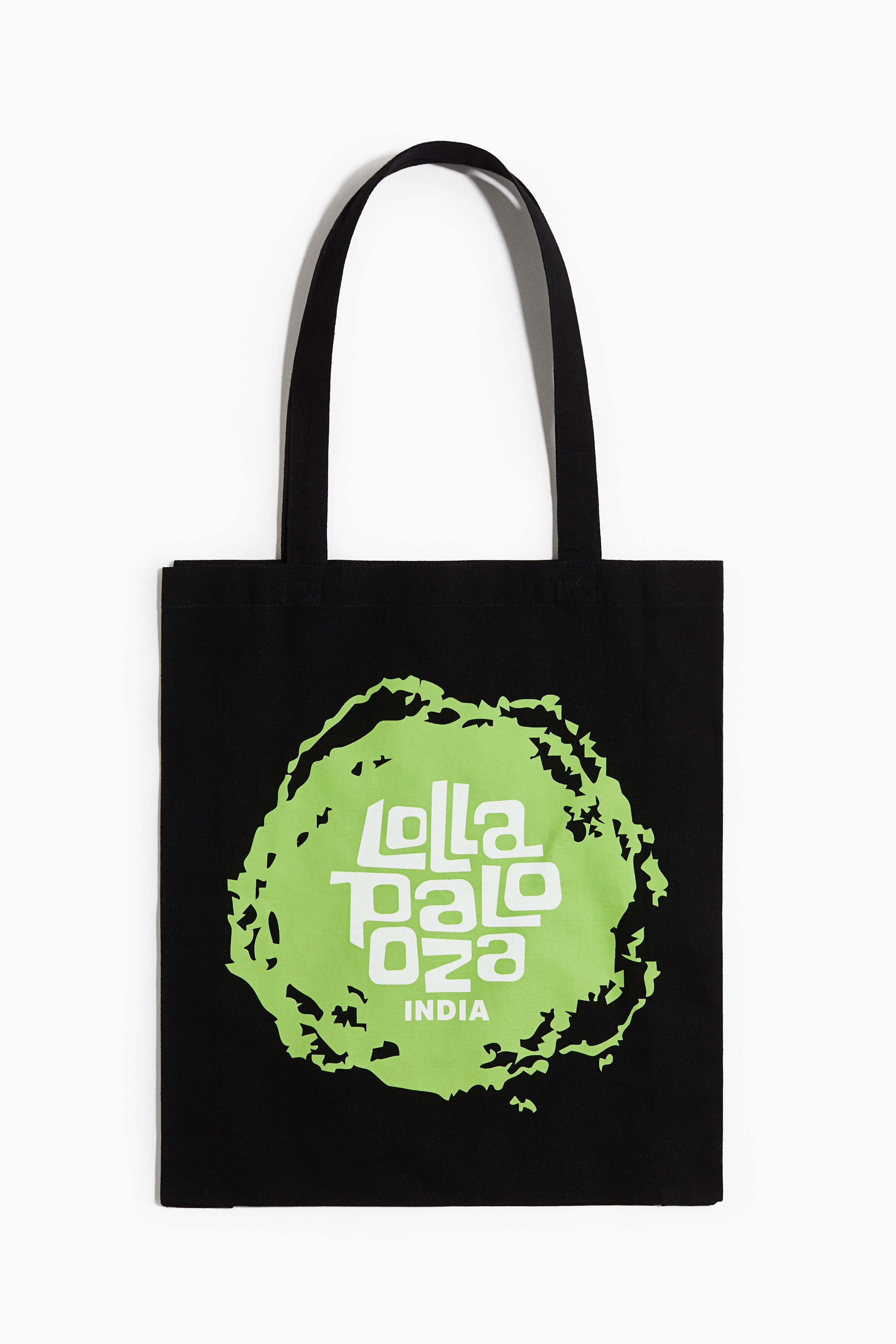 Cotton tote bag - Black/Lollapalooza India/Beige/Lollapalooza India