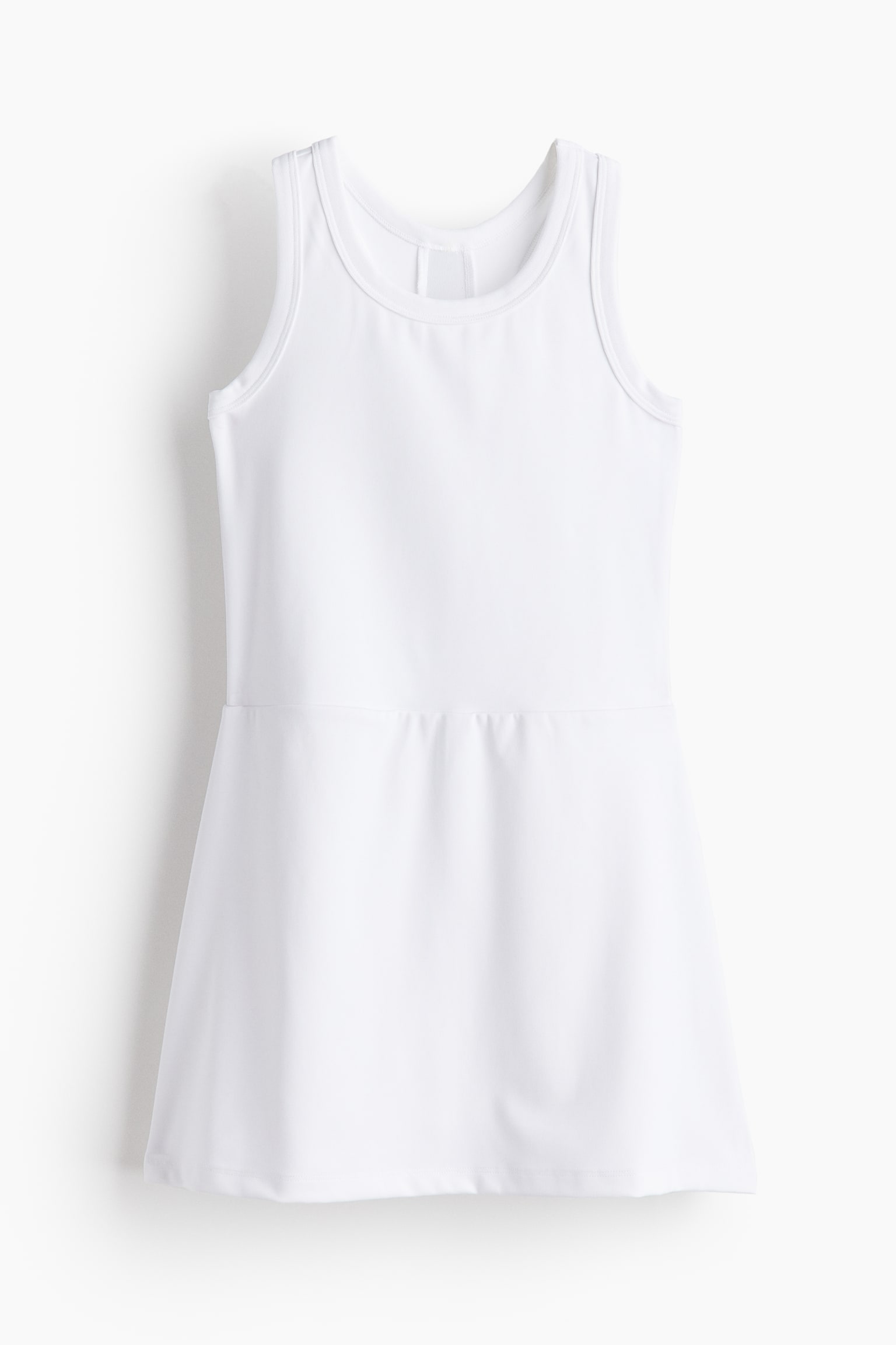 Tennis dress in DryMove™ - White/Black - 1