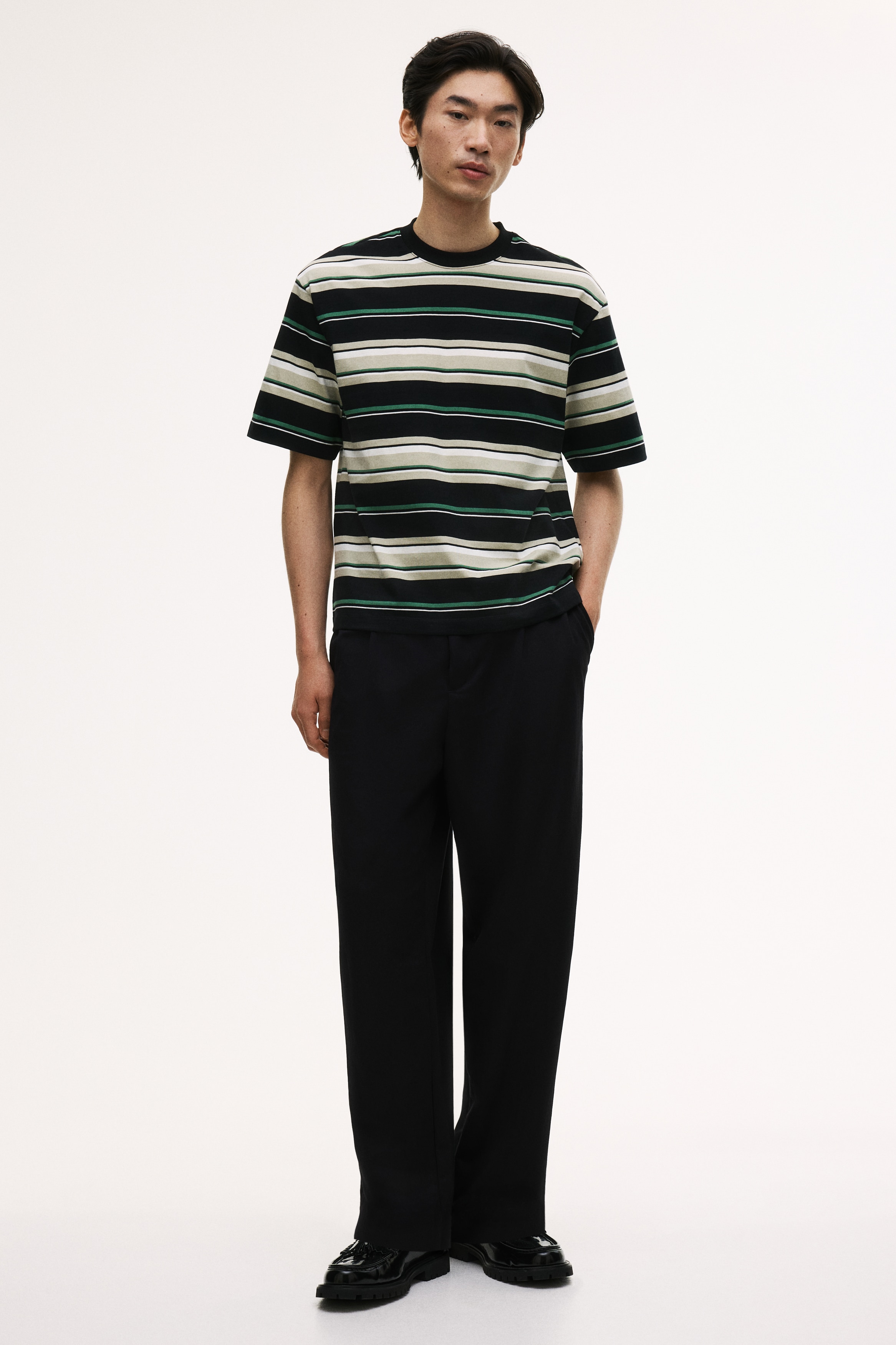 Pantalón Relaxed Fit - Azul oscuro