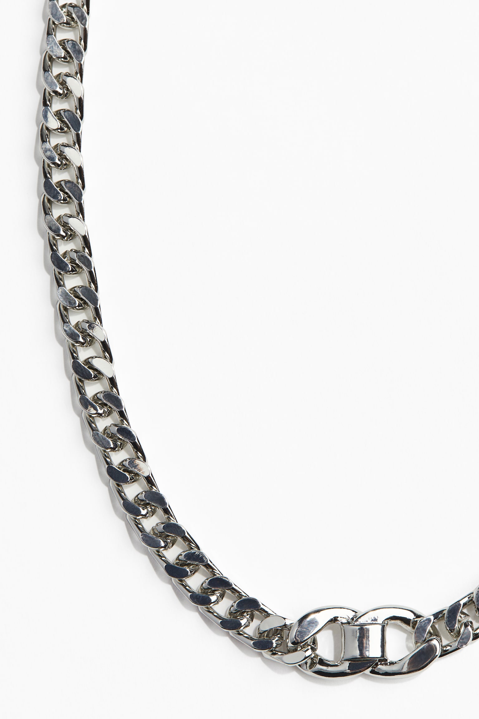 Chunky necklace - Silver-coloured - 2