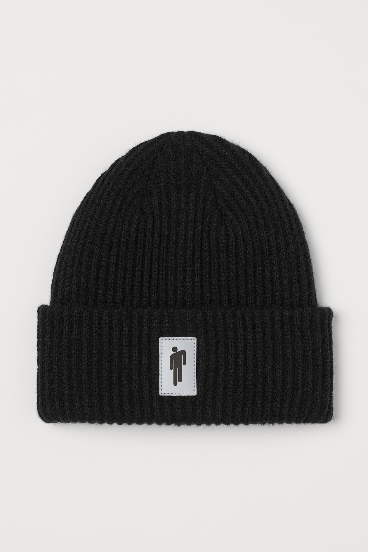 Rib-knit Hat - Black/Billie Eilish - Ladies | H&M US