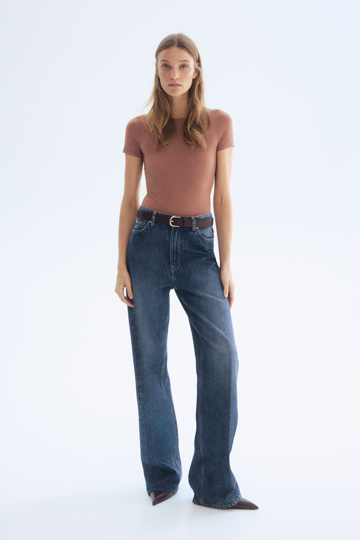 Short-Sleeved Microfiber Bodysuit - image 3