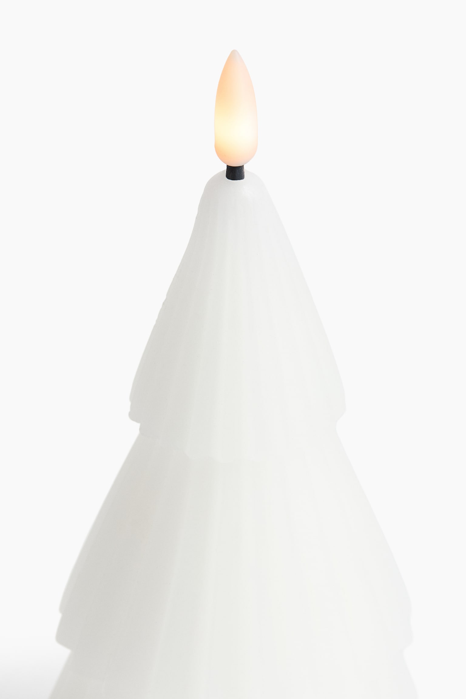 LED spruce candle - White - 2