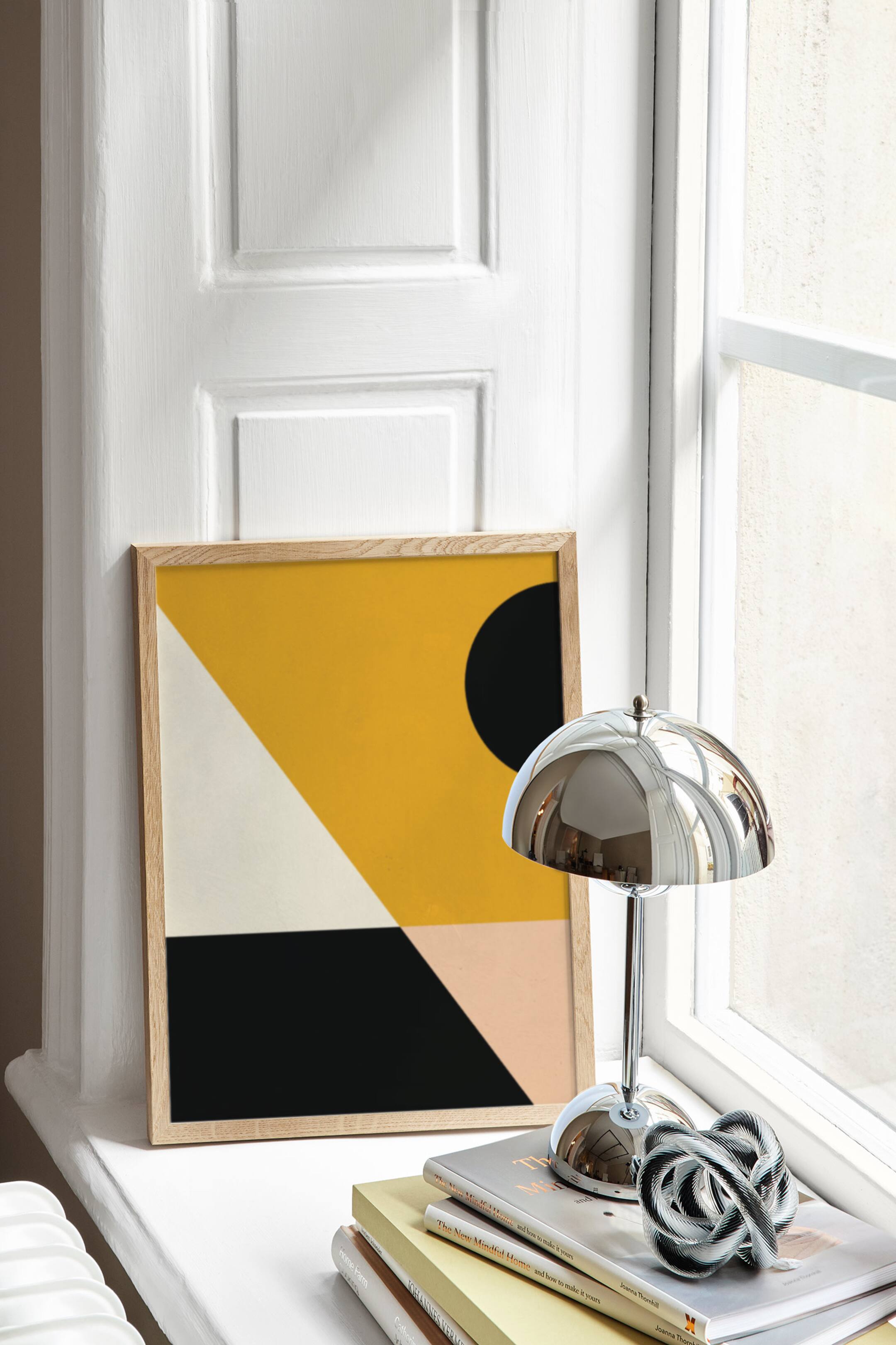 Näytä suurempi kuva: Yellow Graphic No.3 Juliste - Keltainen/beige/musta - Postery - Home All | H&M FI 1