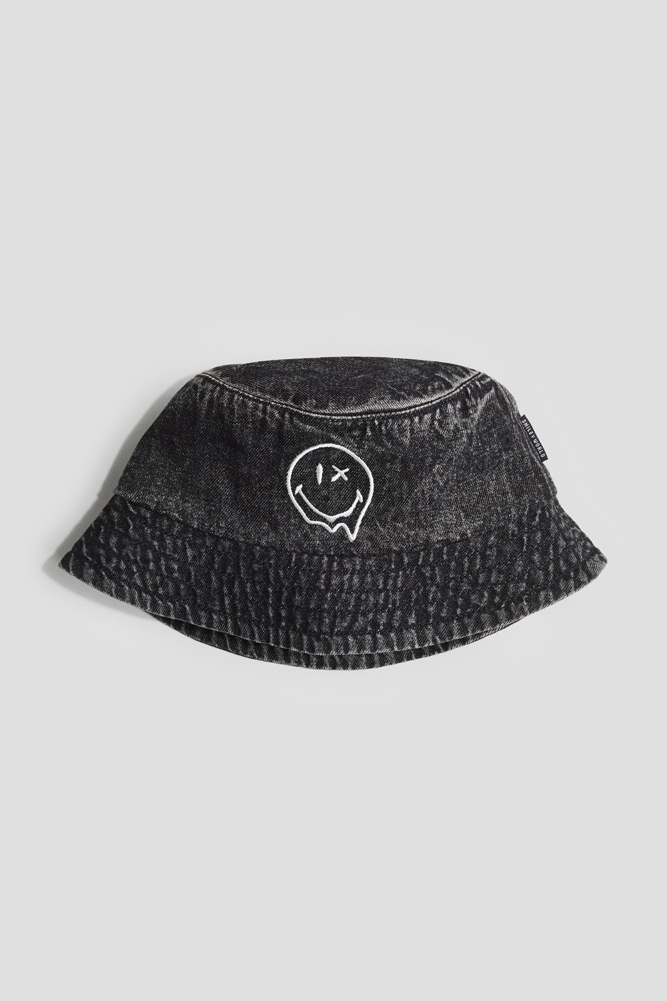 Bucket Hat with Embroidered Motif