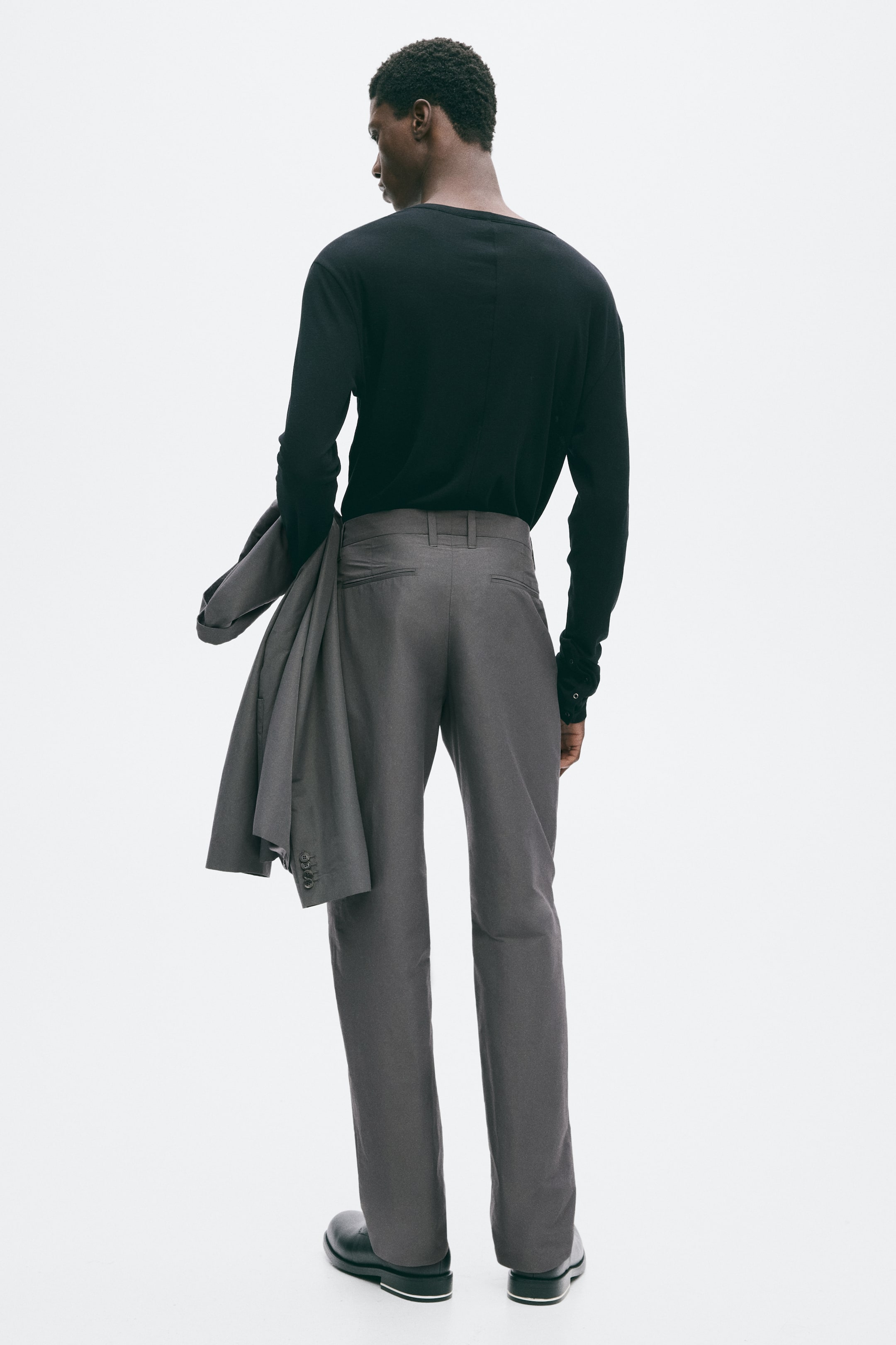 Regular-Fit Cotton-Blend Pants