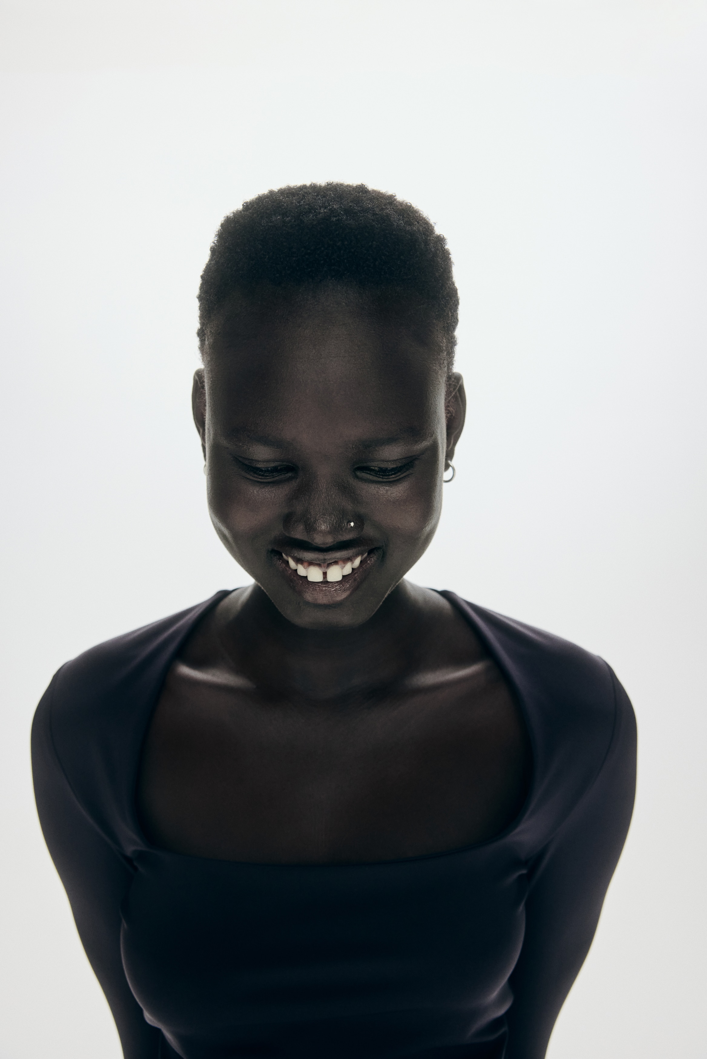 長袖マイクロファイバートップス - ブラック - レディース | H&M JP