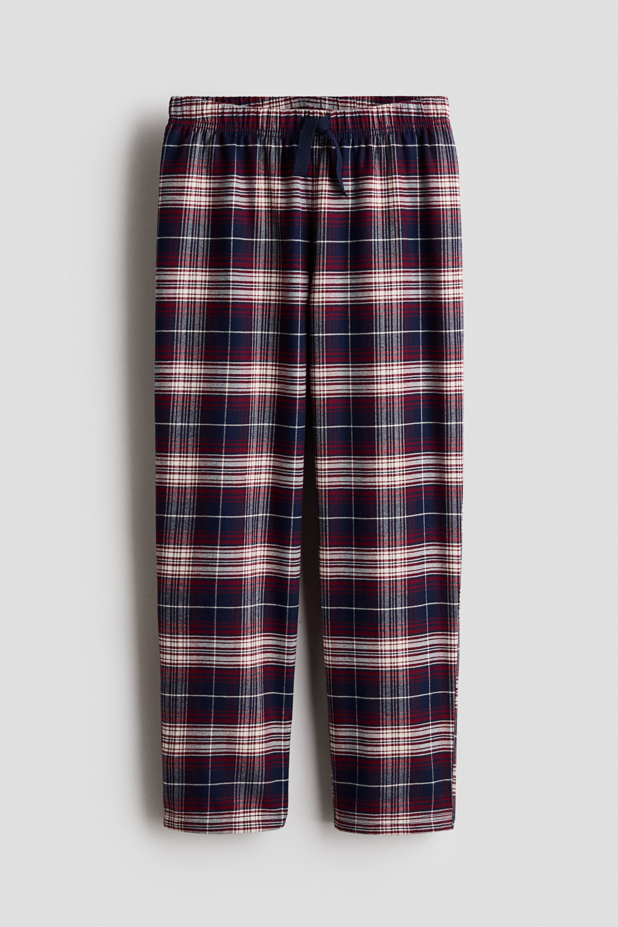 Größeres Bild anzeigen: Pyjamahose aus Baumwolle - Navy blue/Checked - Kids | H&M AT 1