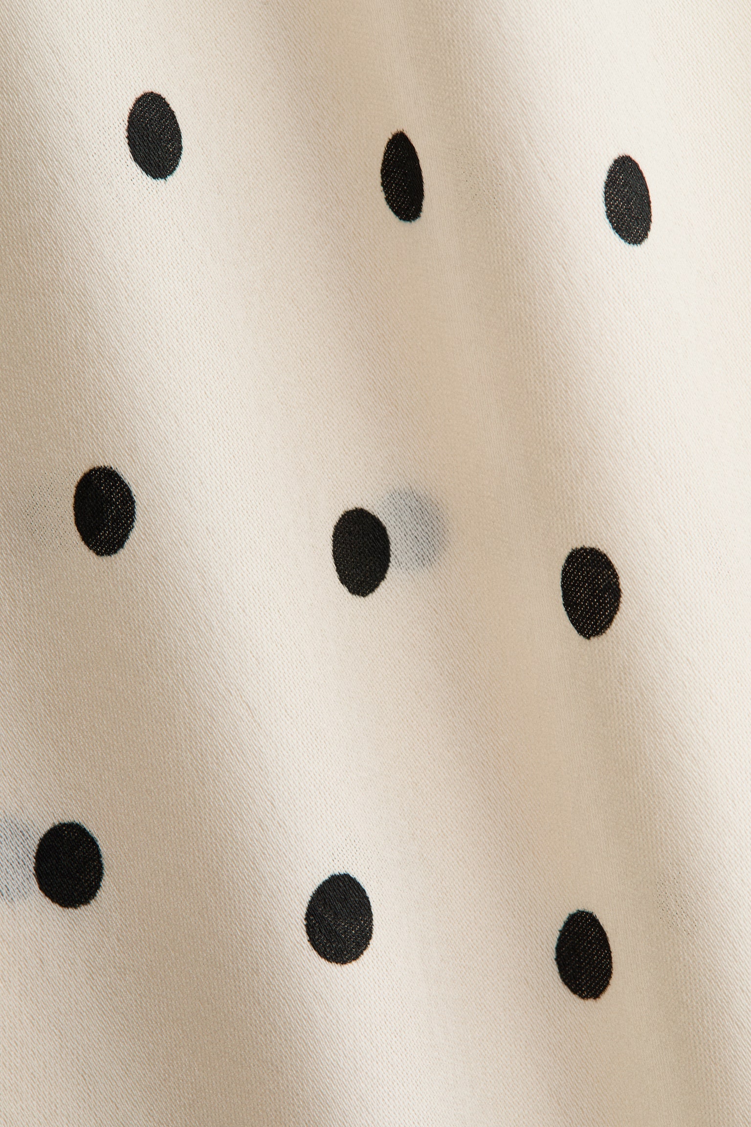 Satin pyjamas - Krémová/puntíky/Tmavě hnědá - 3