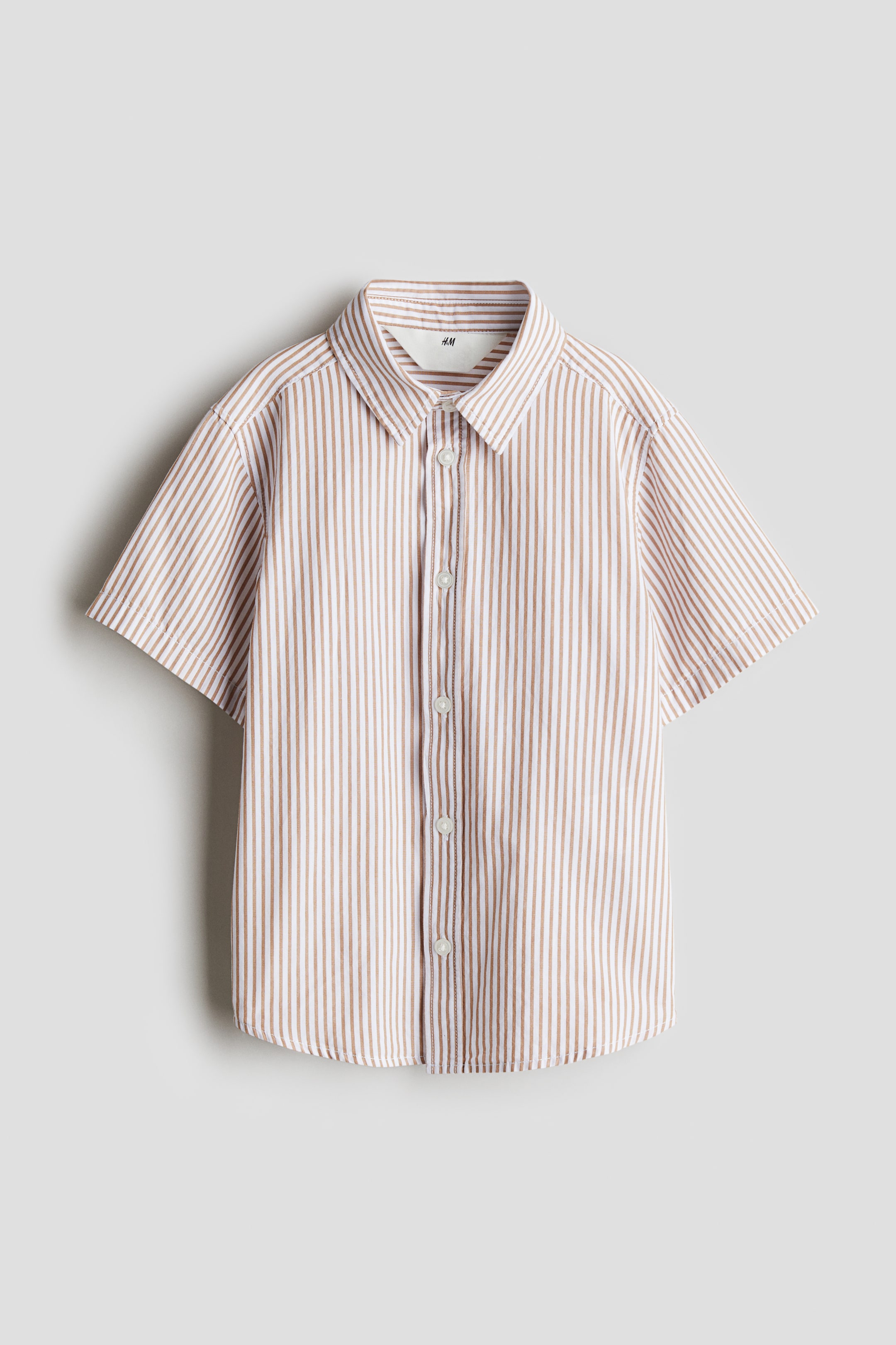 Short-sleeved Cotton Shirt