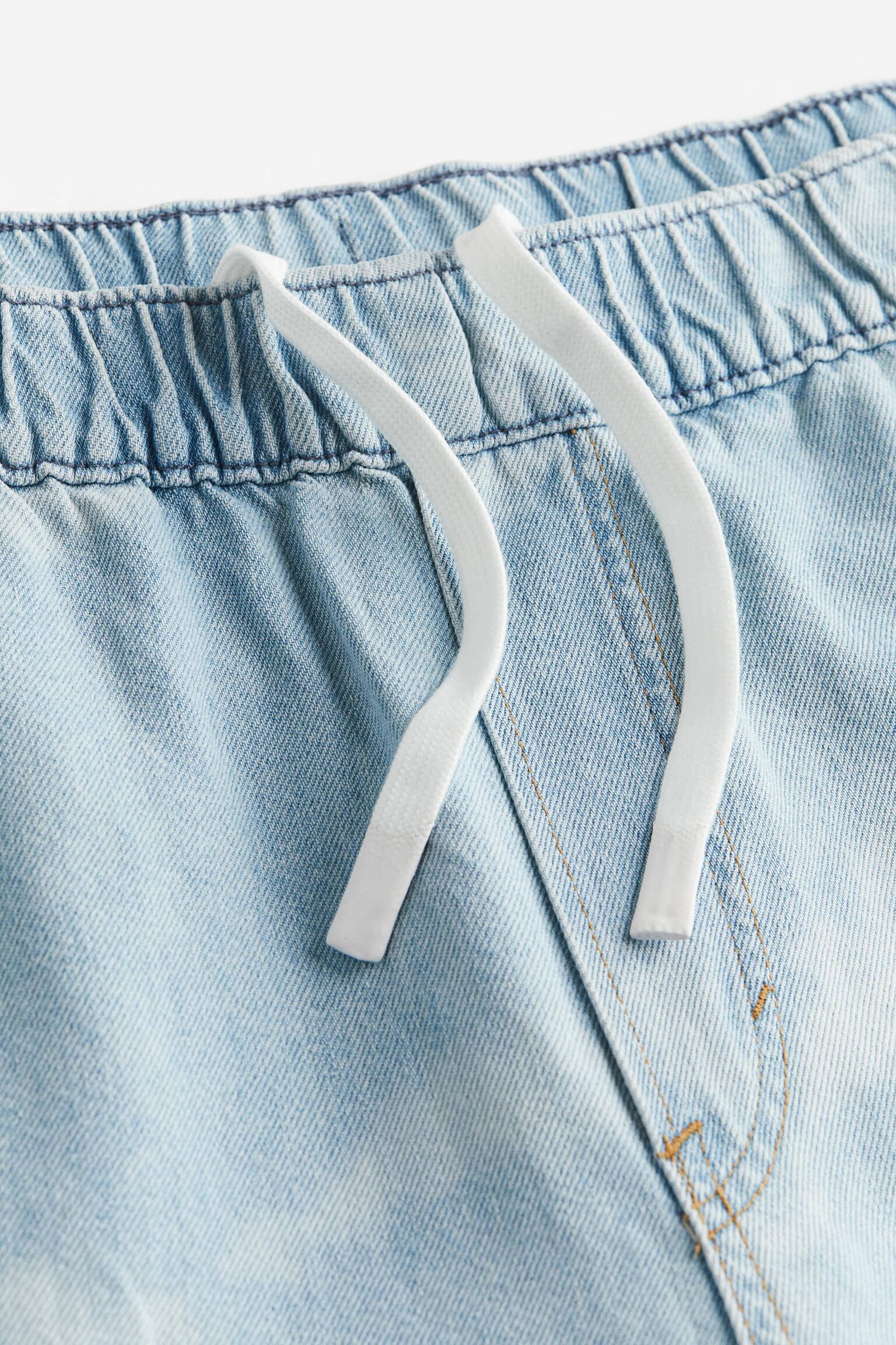 Quần jogger denim rộng - Màu xanh denim nhạt/Tie-dye - 3