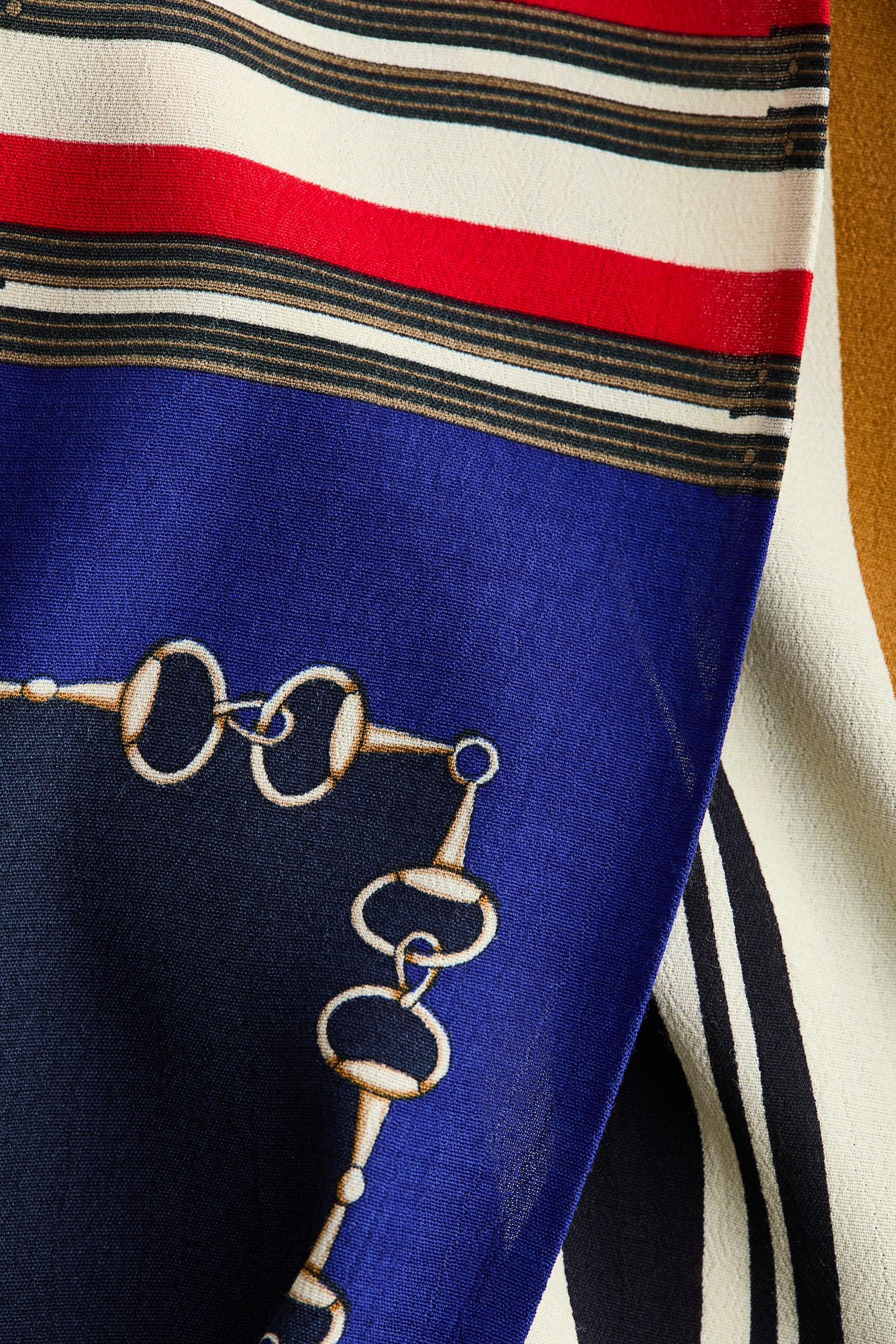 Спідниця з хусткою - Червоний/блакитний візерунок - 2