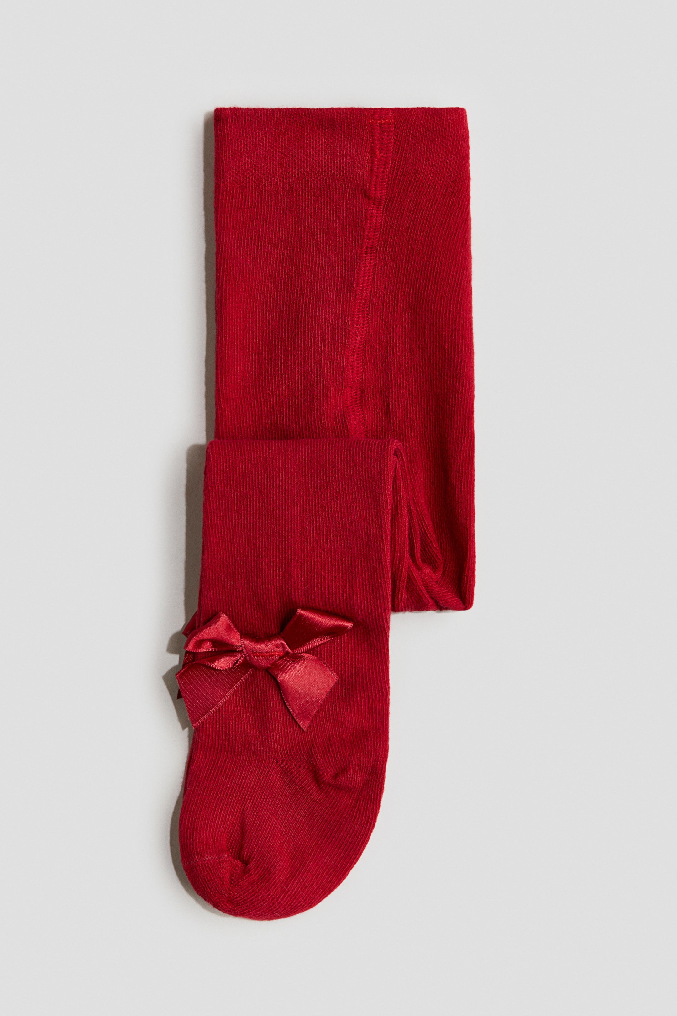 Zobacz większy obraz: Rajstopy z kokardą - Red - Dziecko | H&M PL 1