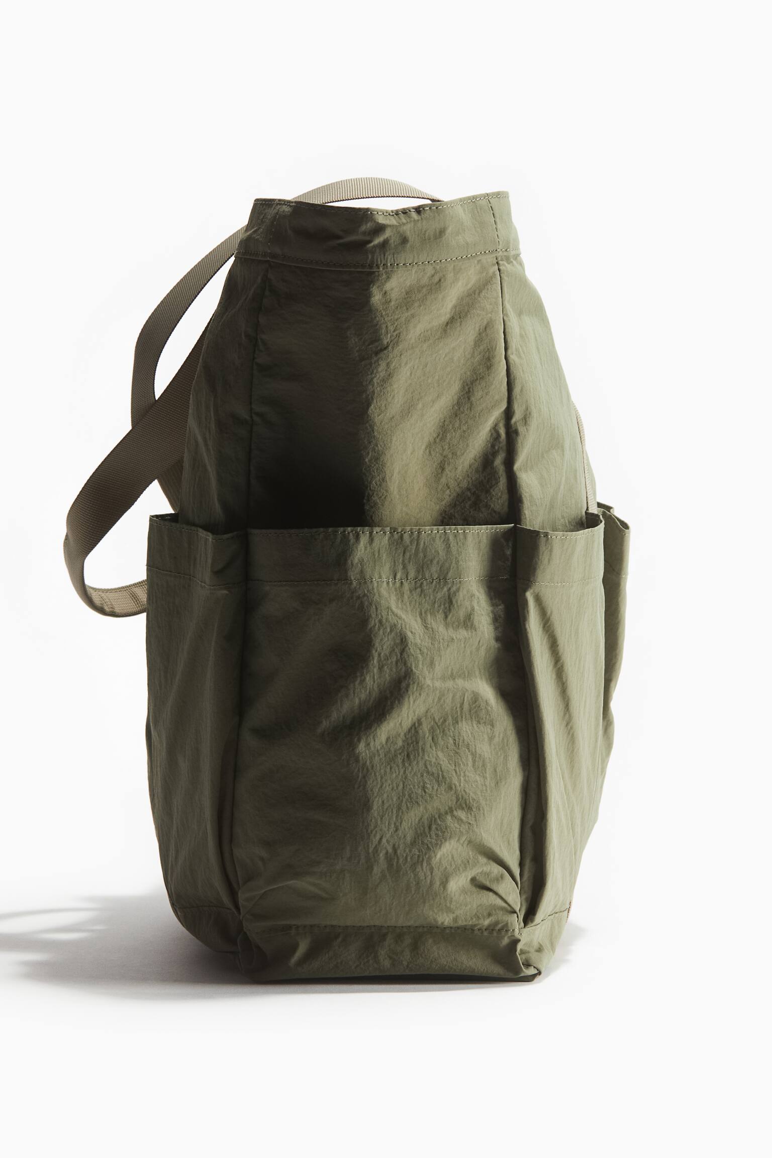 Nylon shopper - Khaki green - 4