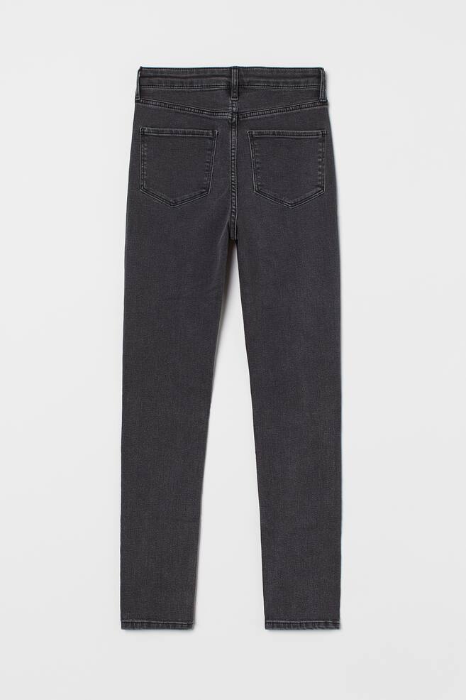 Skinny Fit High Stretch Jeans - Black/Light grey - 2
