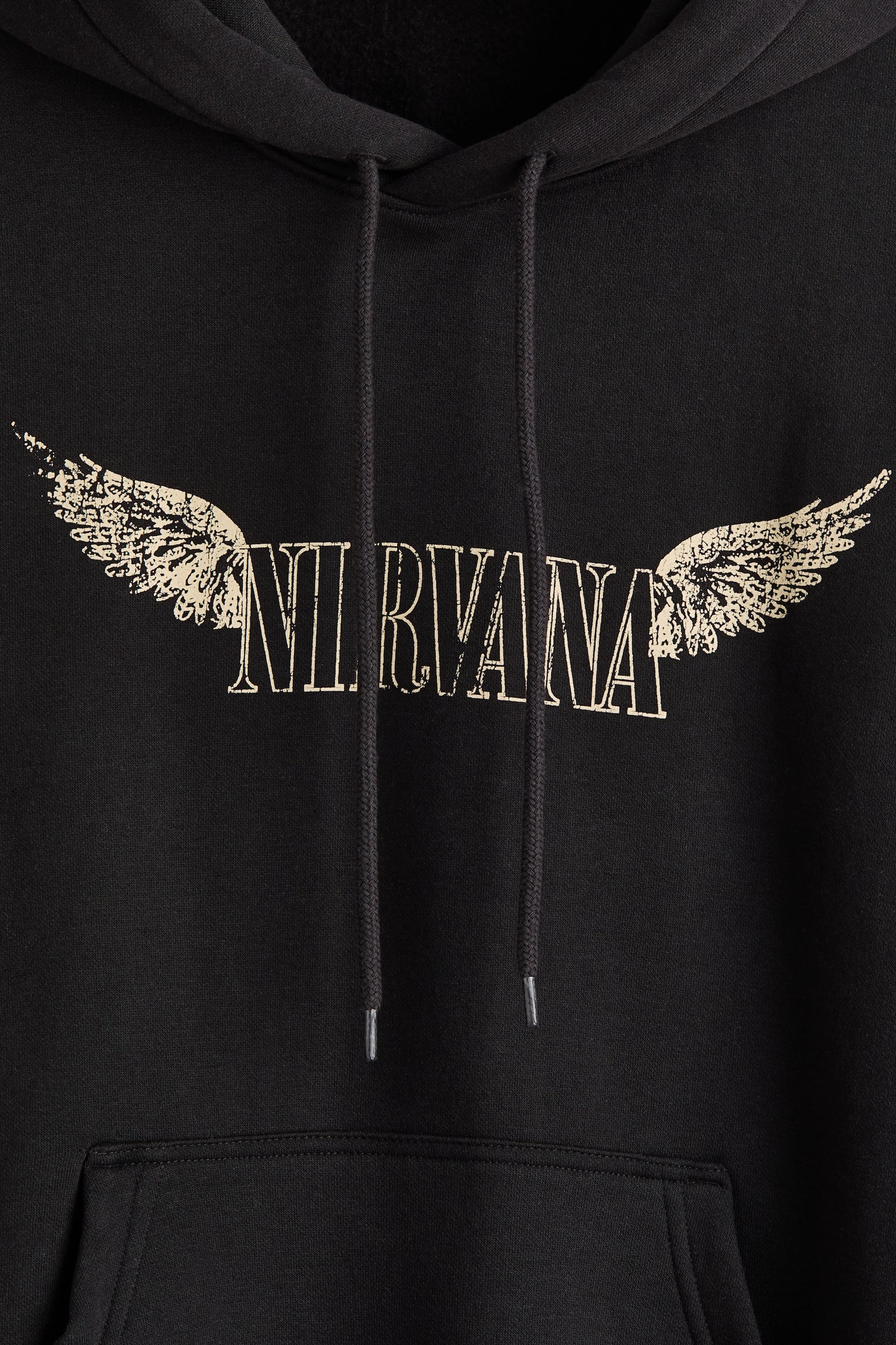 Loose Fit Printed hoodie - Black/Nirvana/White/Ford/Black/Scream - 3