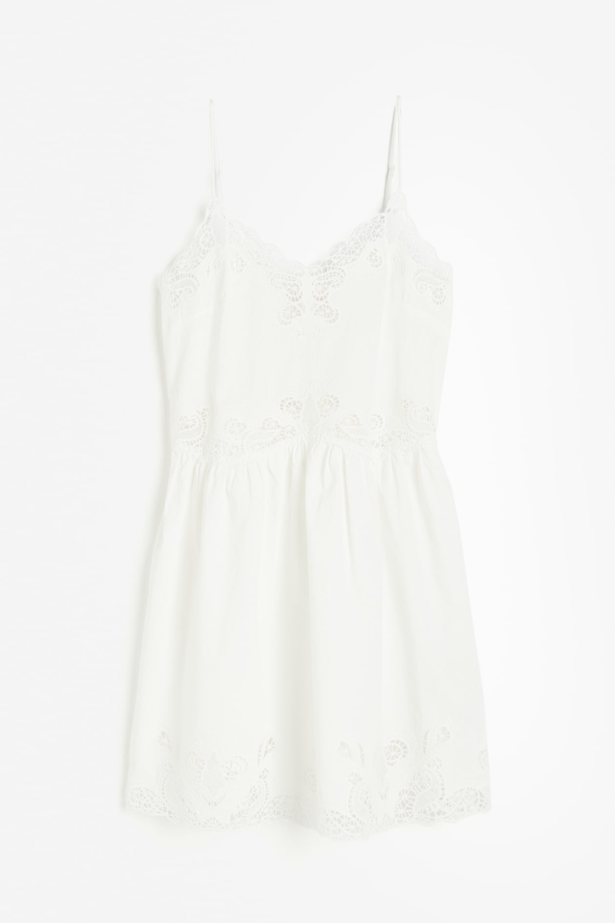 keira linen mini dress Keira Faux Pearl Strappy Open-Back Mini Dress main image 0