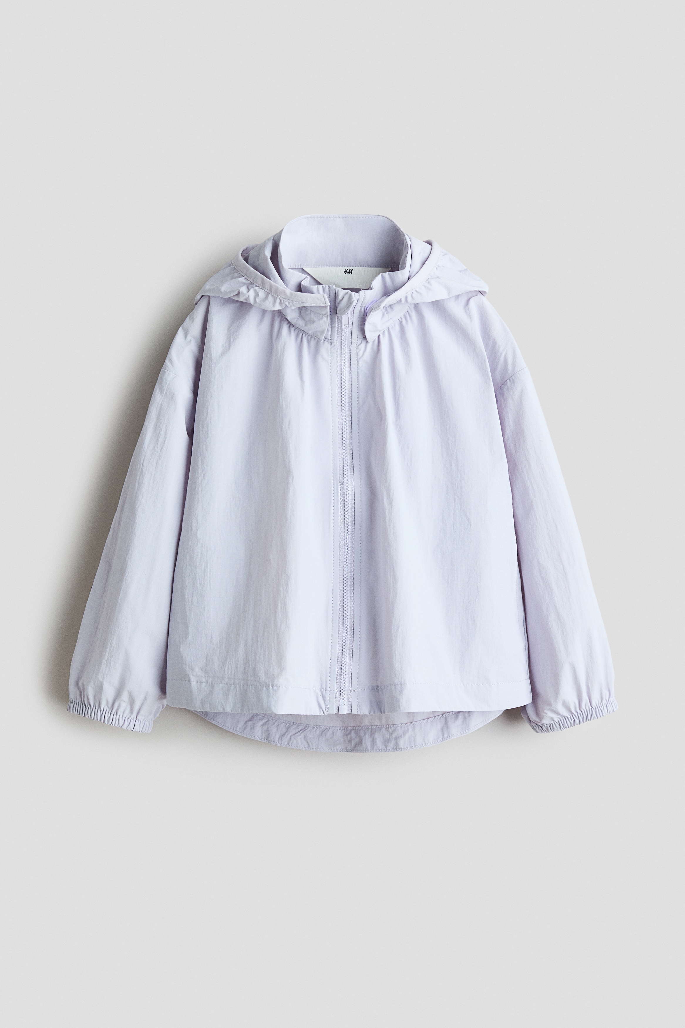 Hooded Windbreaker - Light purple/Cream/Light turquoise