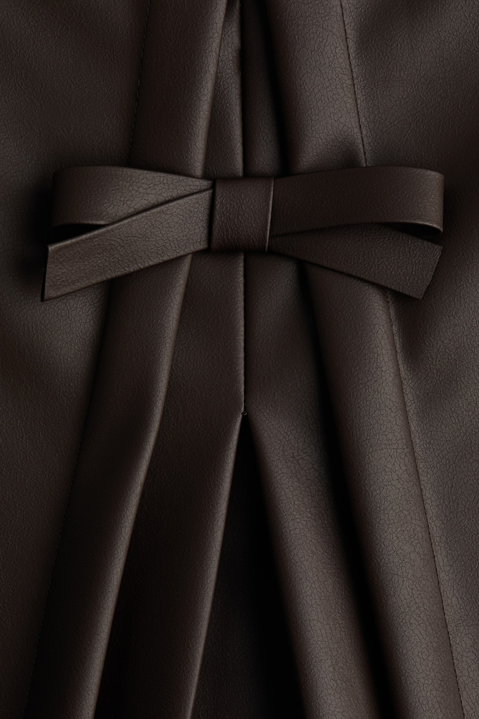 Masnis elejű szoknya - Sötétbarna/Púderrózsaszín - 6