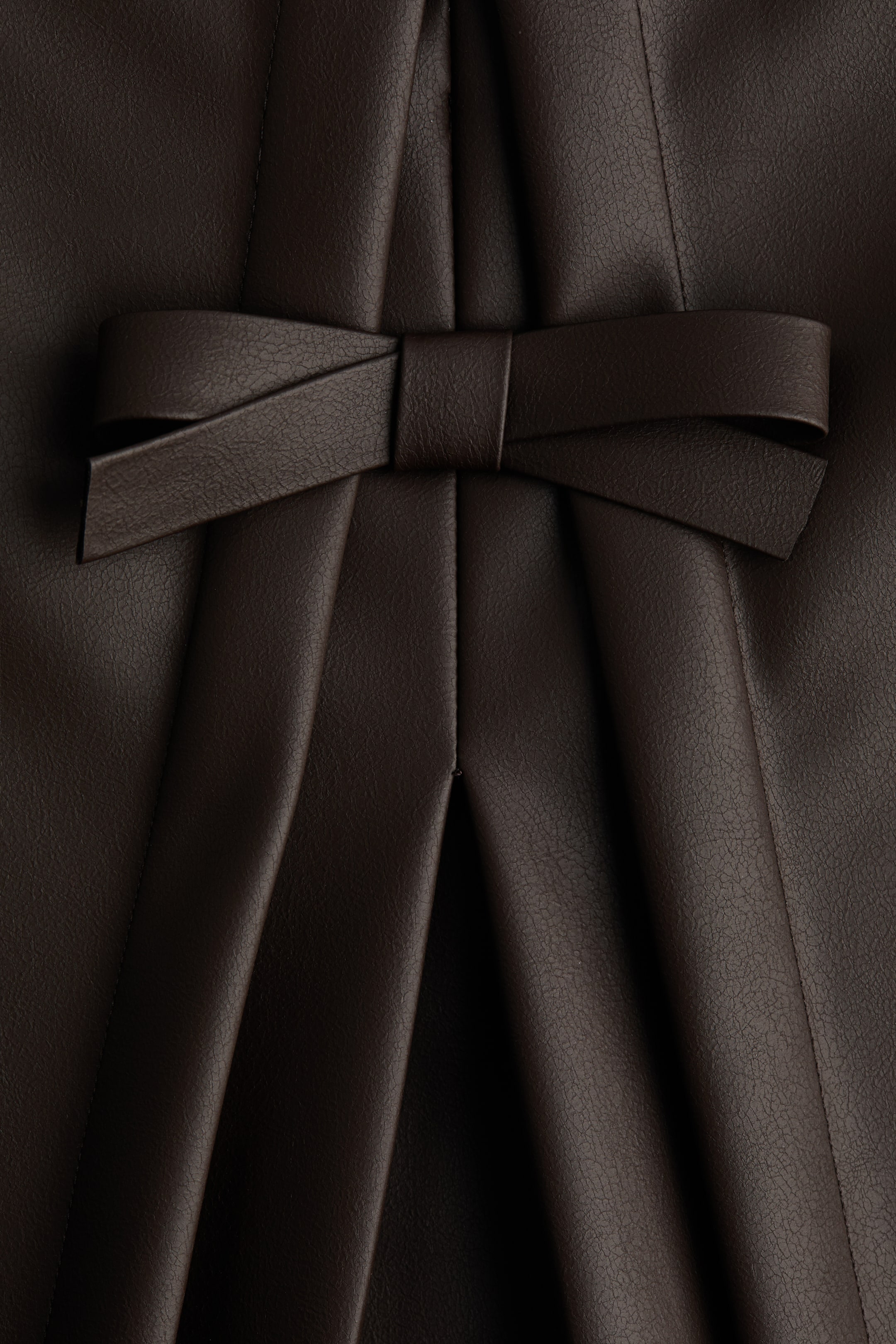 View larger image: Bow-Front Skirt - Dark brown - Ladies | H&M US 6