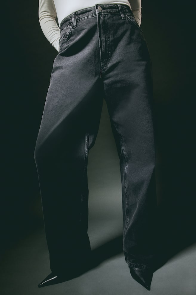 Wide Ultra High Jeans - Sort/Denimblå/Hvid/Grå/Lys gråbeige/Lys denimblå/Denimblå/Hvid - 1