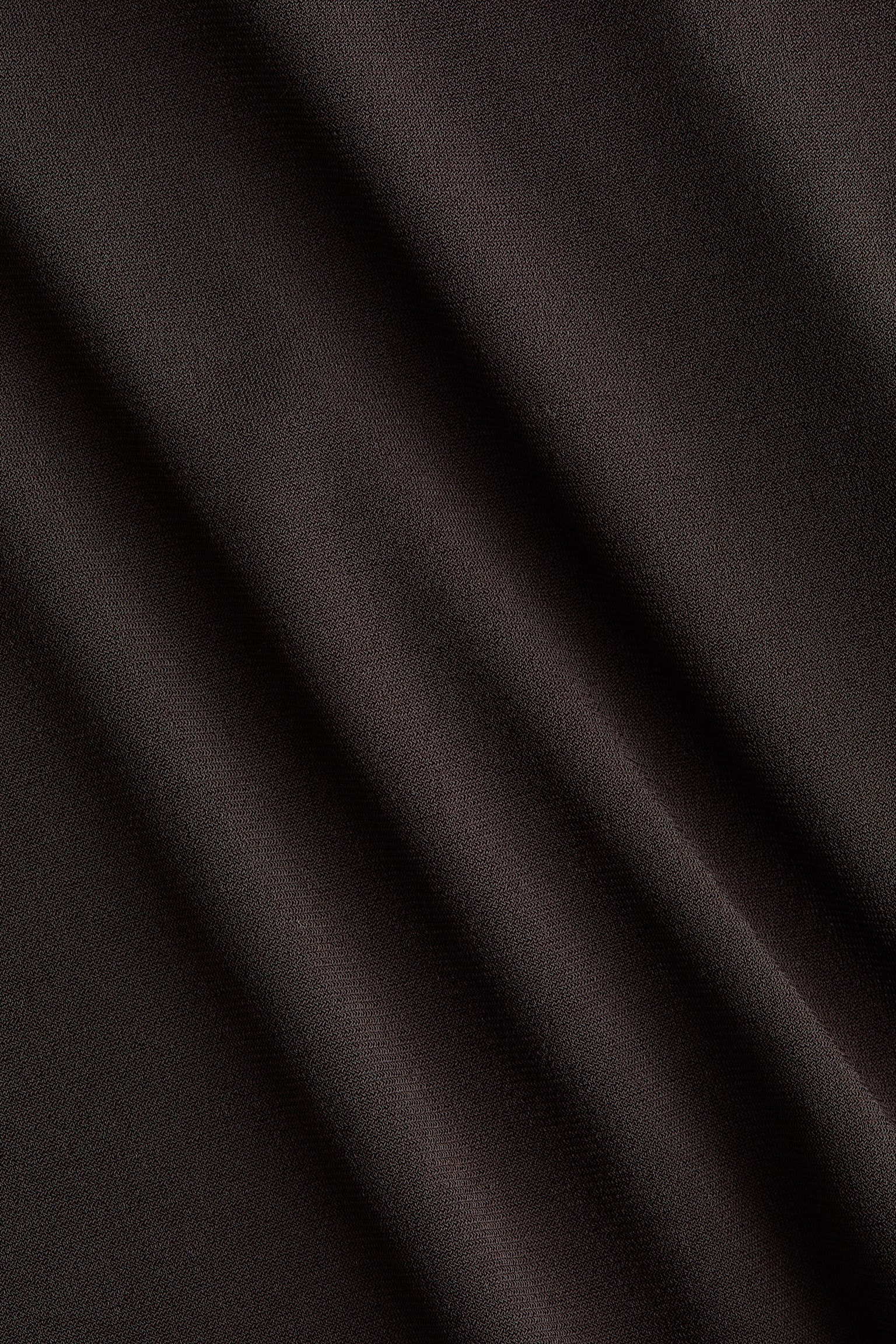 Top drappeggiato - Marrone scuro/Nero - 4