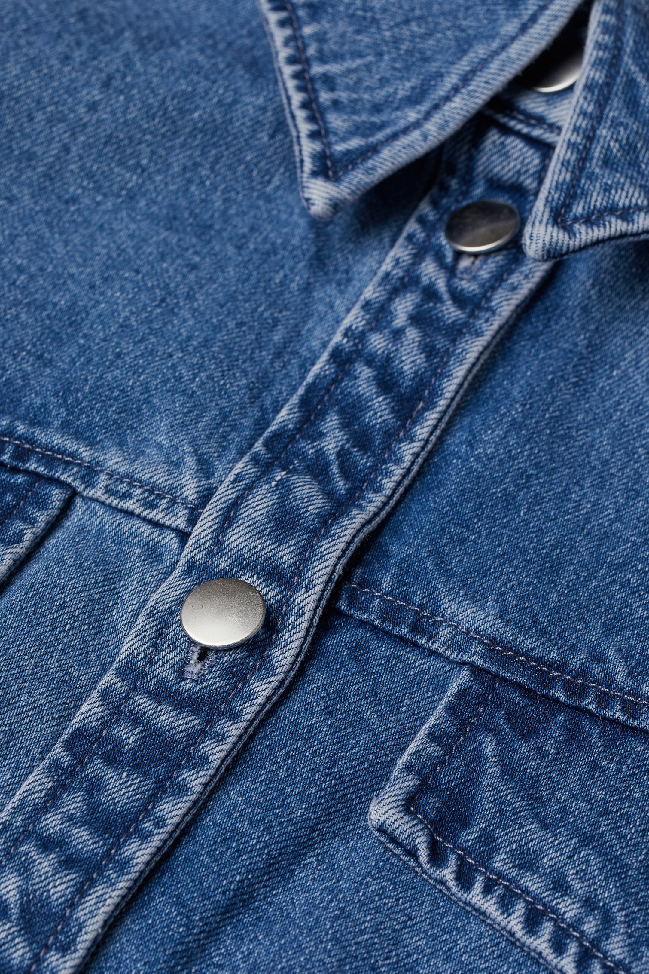 View larger image: Denim shacket - Denim blue - Ladies | H&M GB 2