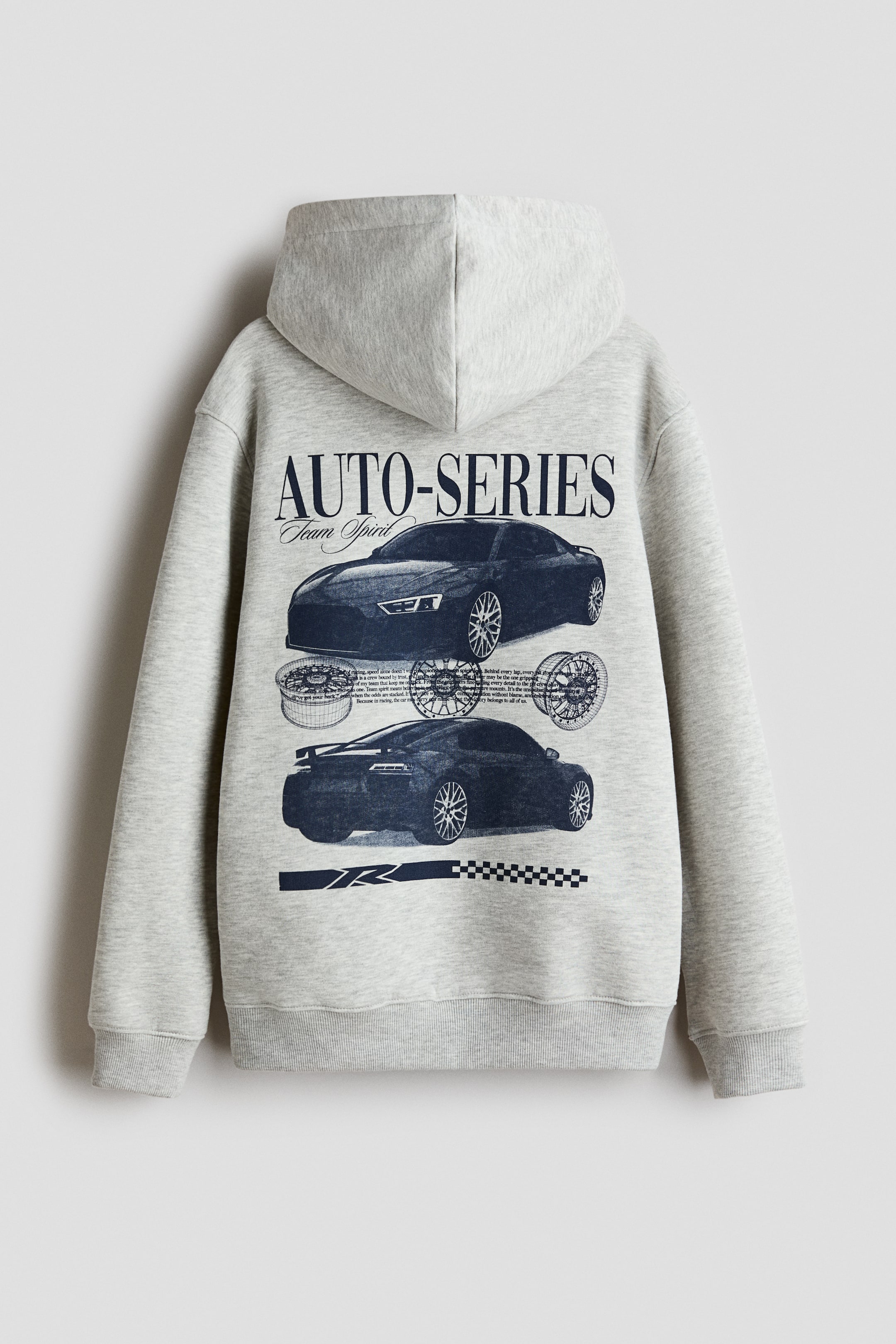 Zobraziť väčší obrázok: Mikina s kapucňou - Svetlosivá/Auto-series - DETI | H&M SK 2