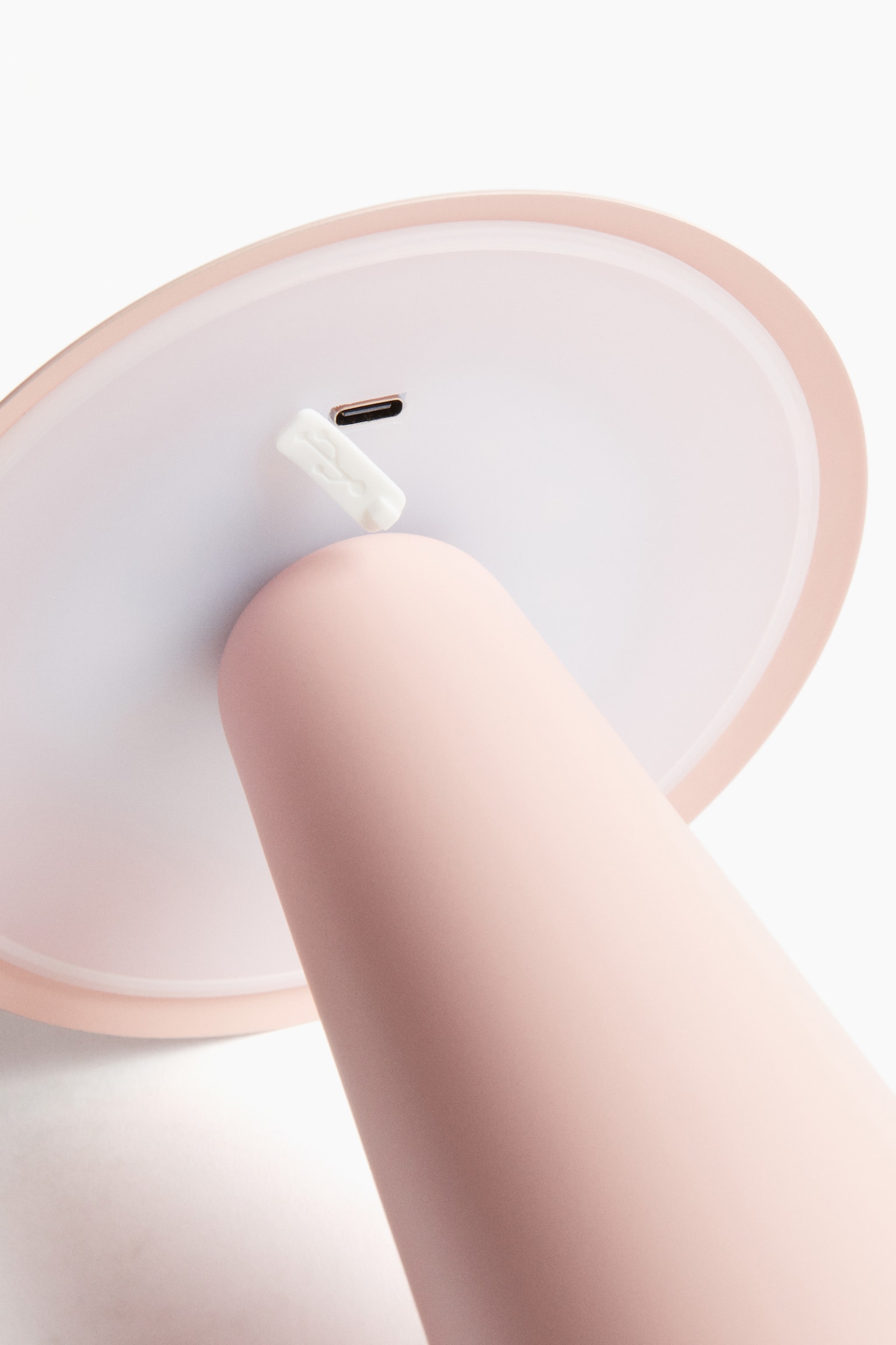 Genopladelig bordlampe - Lys rosa/Sølv/Brun/Sort/Hvid - 3